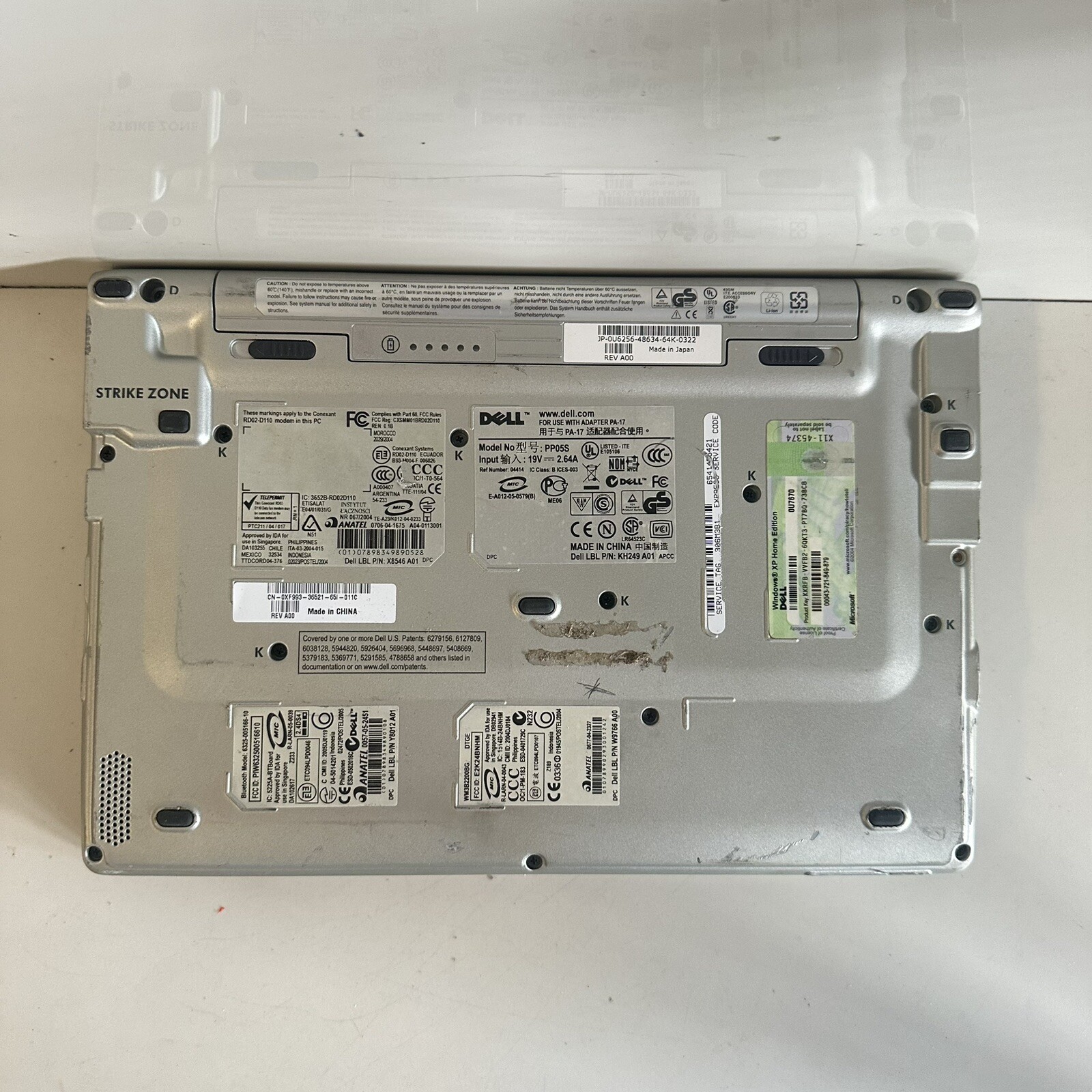 Dell Latitude X1 11” Laptop Intel Centrino – Scraps/Salvage