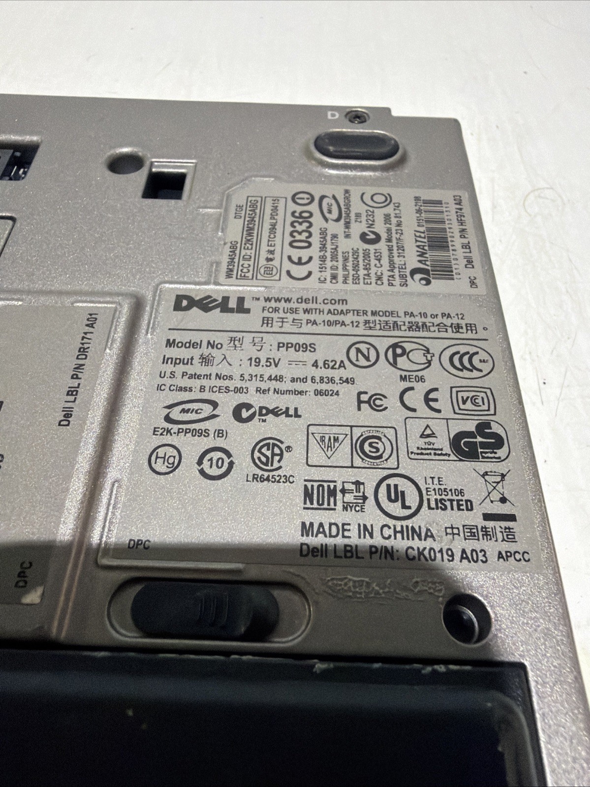 Dell Latitude D430 12″ Laptop Core 2 Duo 2gb Ram No Drives Boots Bios NO P/S