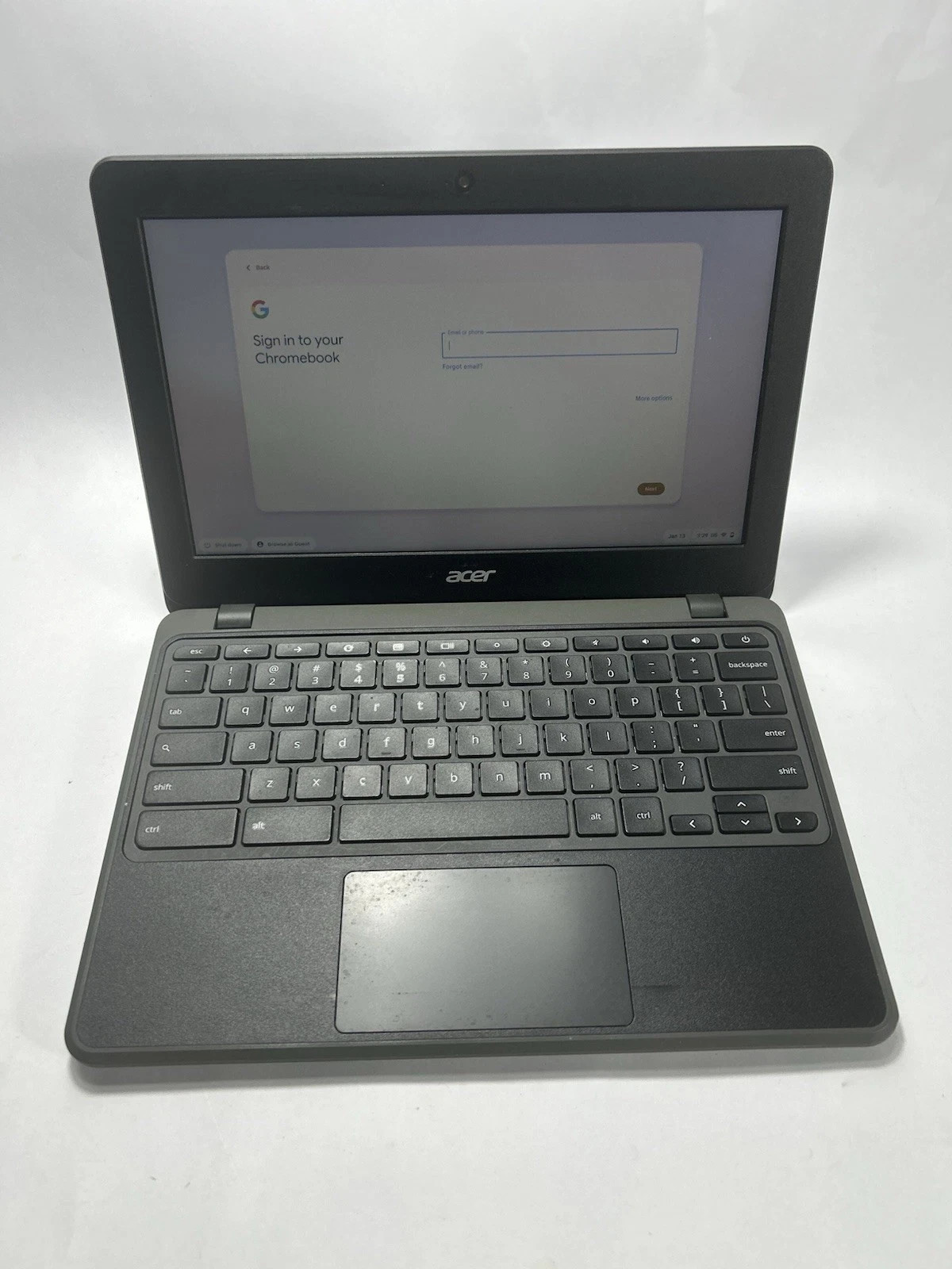 Acer Chromebook C732T 11.6″ Celeron N3350 4GB 32GB Touch ChromeOS Grade B
