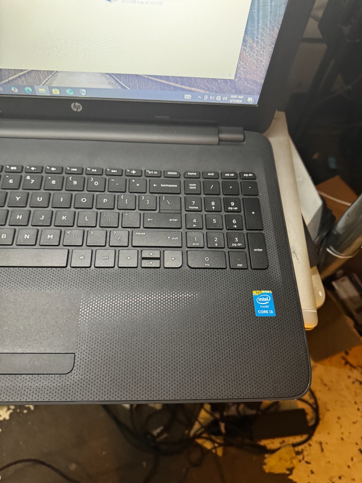 HP 250 G4 Core I3-4005U 500GB HDD 4GB RAM Laptop For Parts/Repair #6127