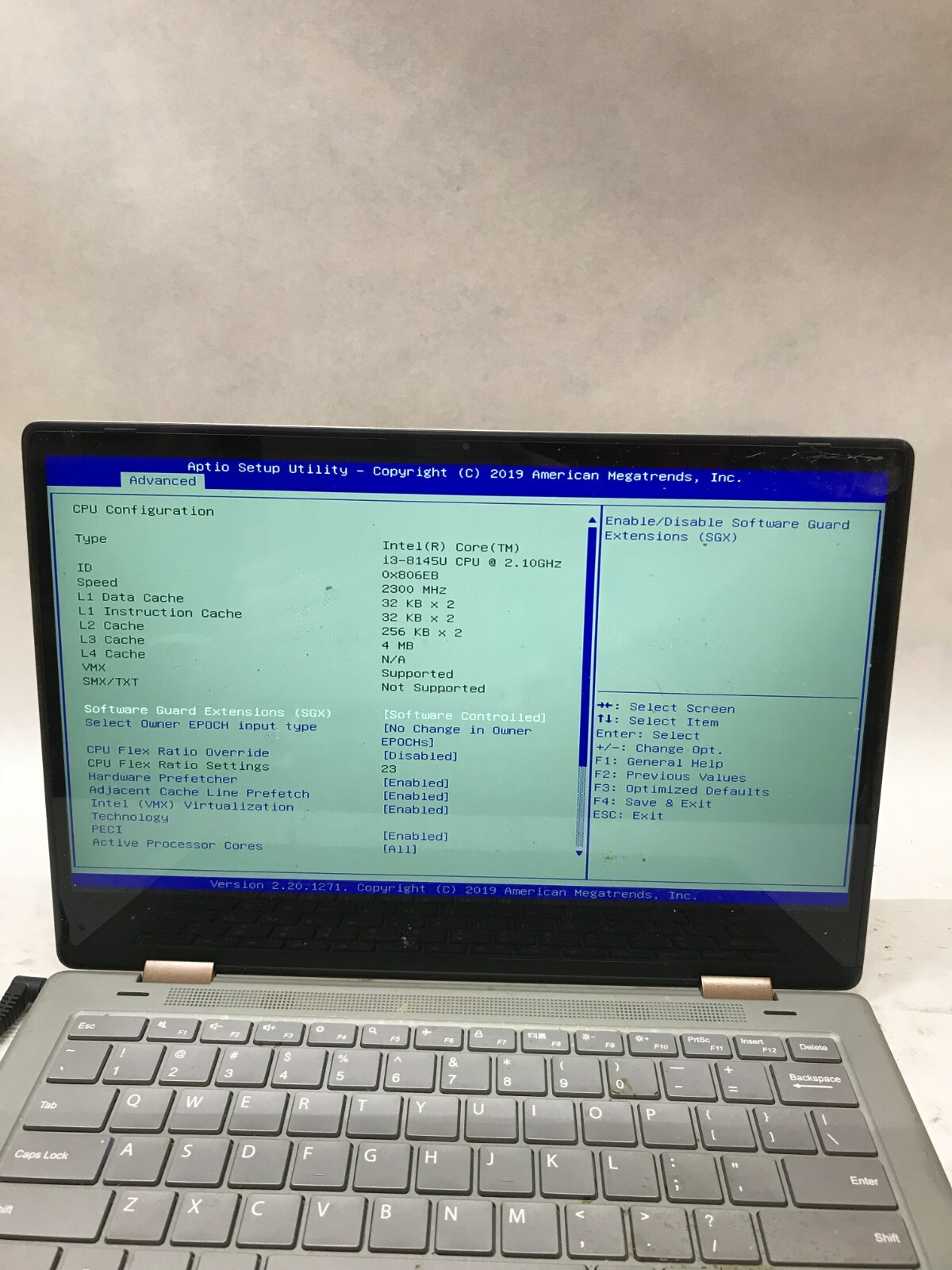 Onn 100002434 13″ Intel i3-8145U 4GB RAM NO SSD/OS For Parts/Repair AS IS!! – DW