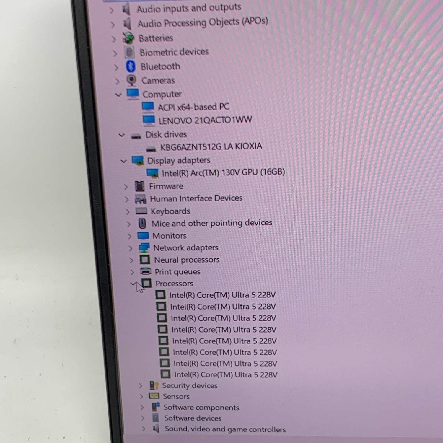 Lenovo ThinkPad X9 14 21QA 14″ Core Ultra 5 228V 2.1GHz 32GB RAM 512GB SSD