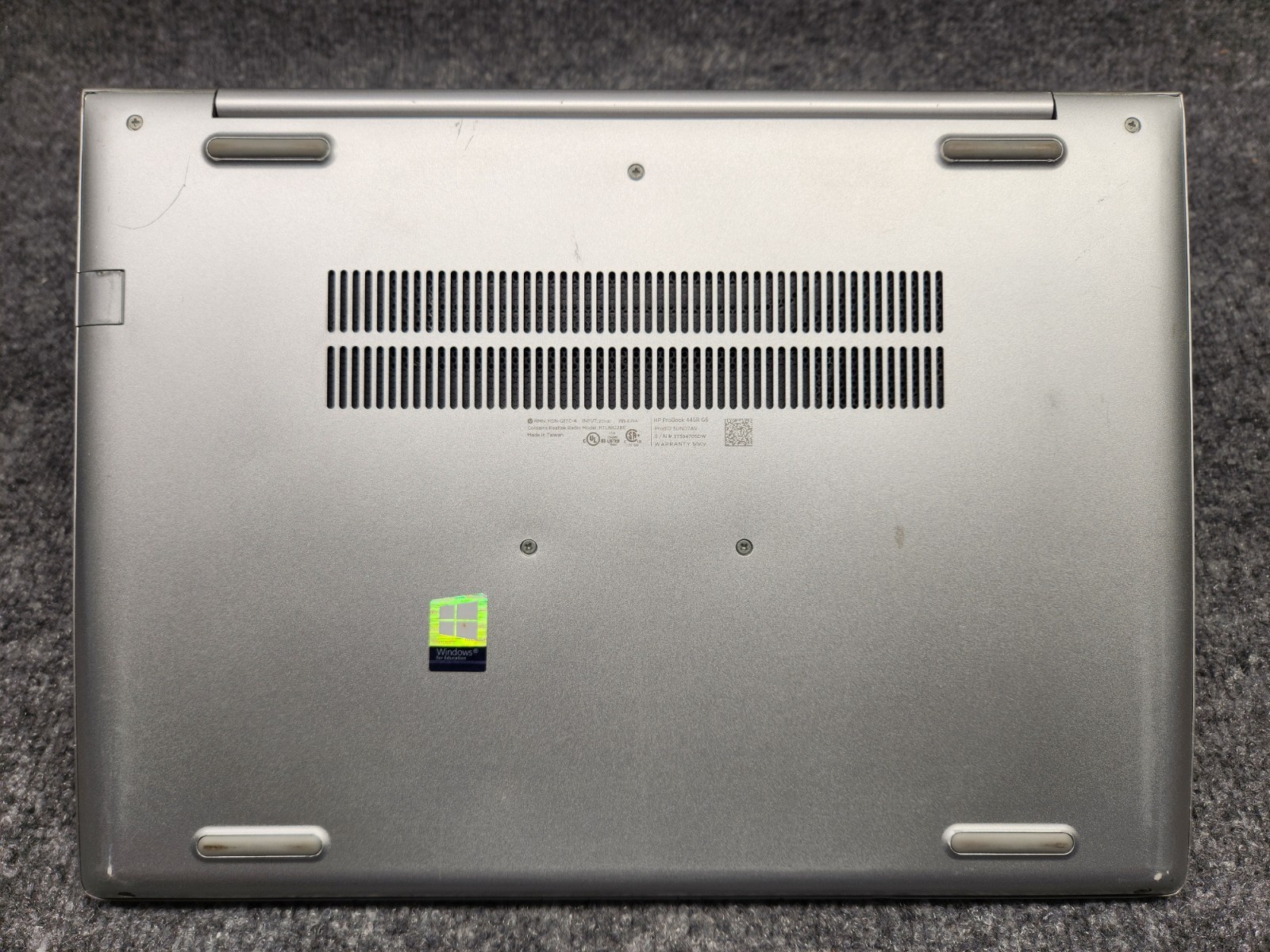 HP ProBook 445R G6 14″ Laptop AMD Ryzen 3 3200U 2.60GHz 8GB RAM 128GB SSD