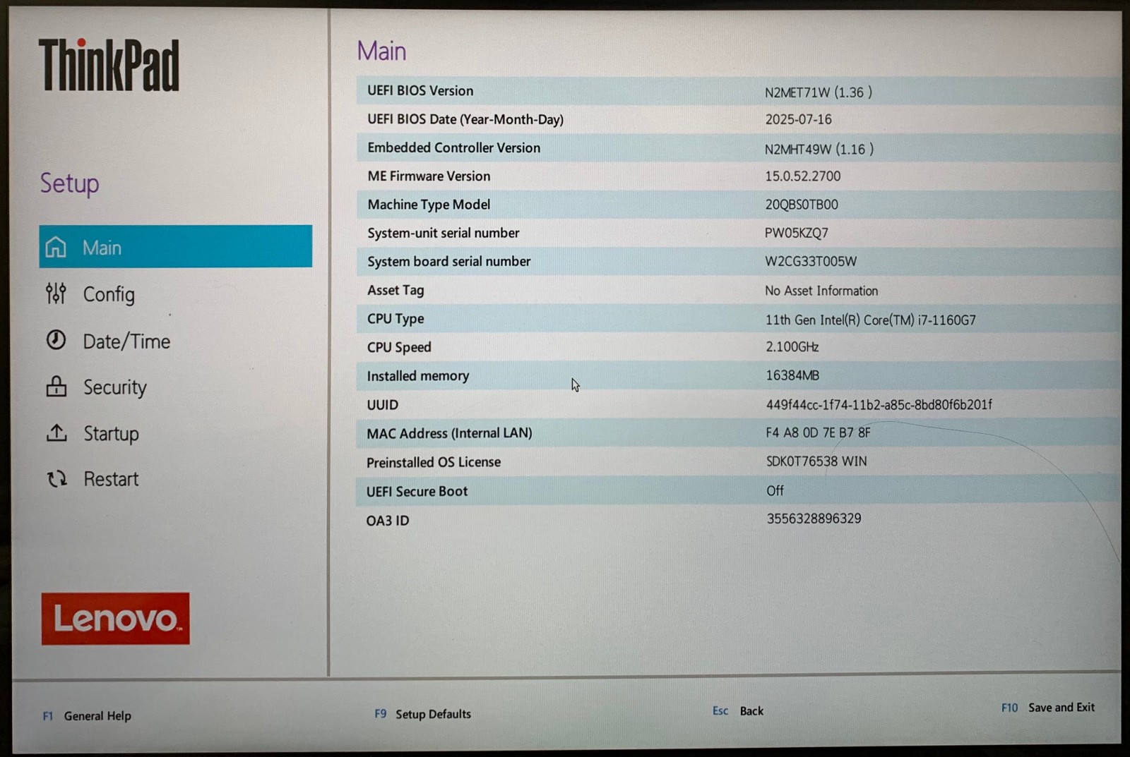 Lenovo ThinkPad X1T Gen 1 14″ 2-in-1 i7-1160G7 16GB, 512GB NVMe Remote Managed