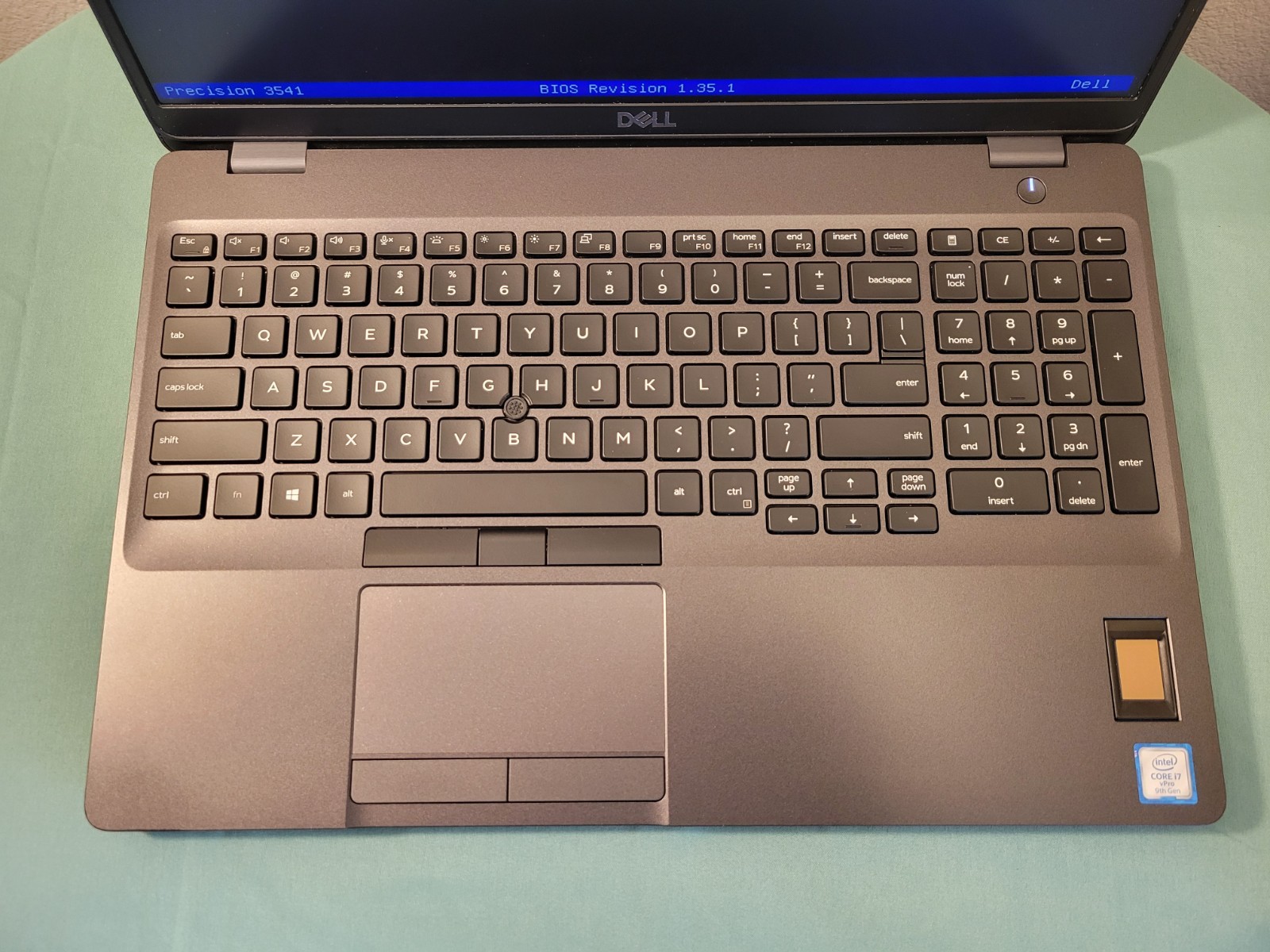 Dell Precision 3541 15.6″ Intel i7-9850H 16GB RAM NO SSD/OS **BIOS LOCKED**