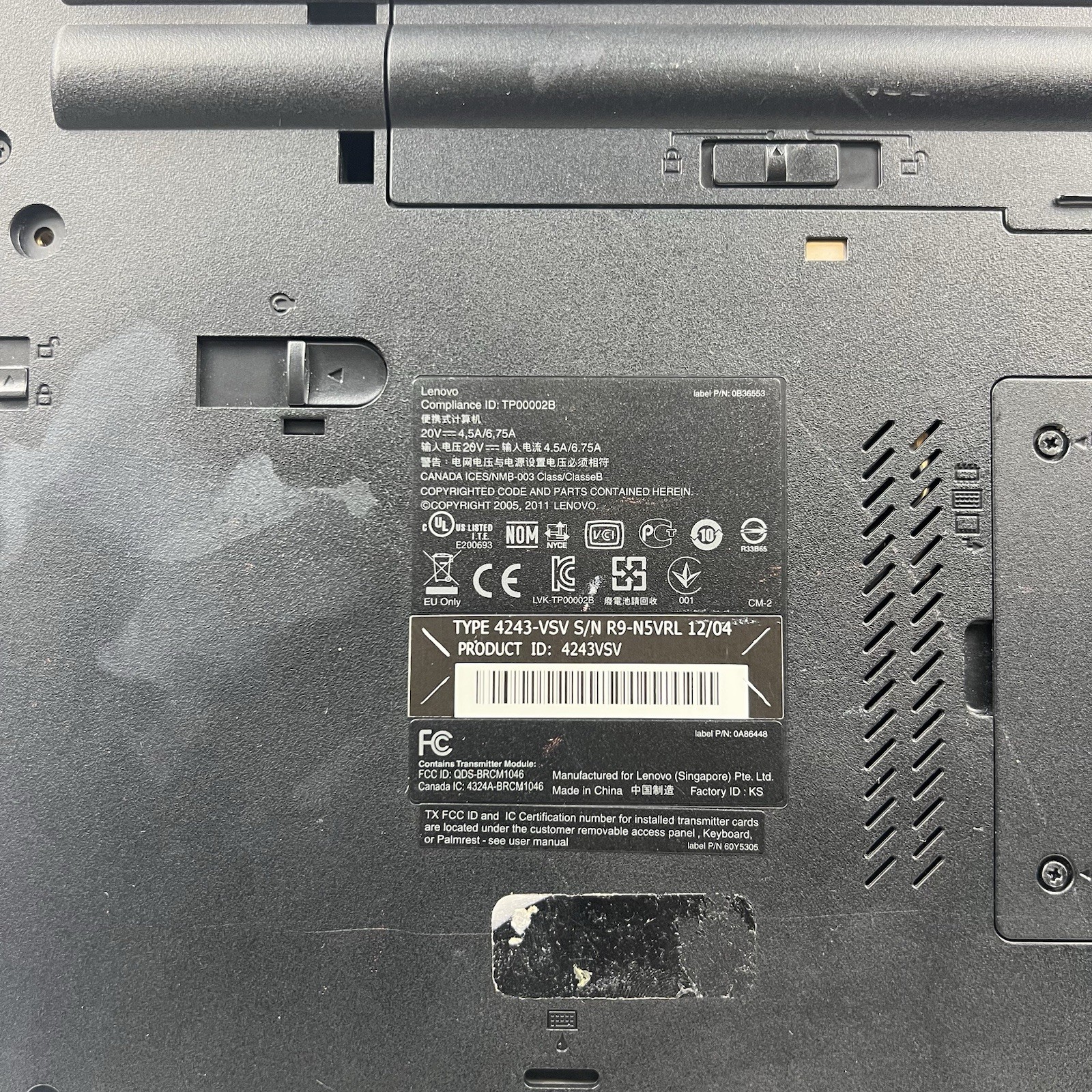 Lenovo ThinkPad T520 Intel i7-2640M 8GB 320GB HDD Win 10 w/ Charger|ELP79, READ