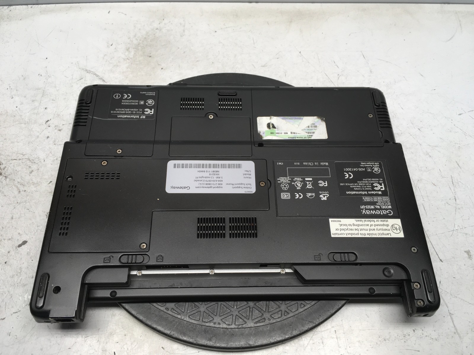 Gateway MX3215 Intel Celeron M 1400MHz 1 GB NO HDD