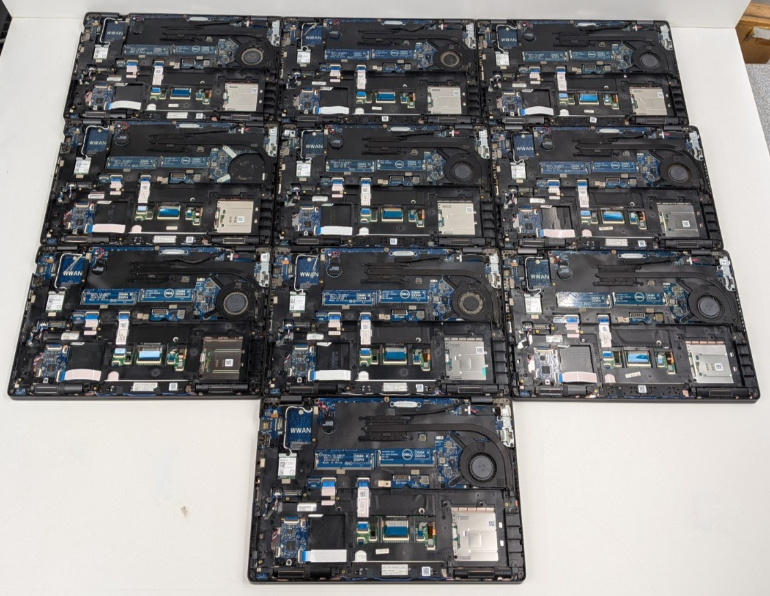 Lot of 10 – Dell Latitude 5400 Quad Core i5 8th Gen **For Parts or Repair**