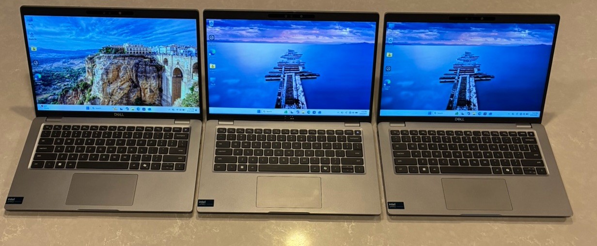 Lot Of 3 Dell Latitude 5450 14″ Ultra 7 155U 16GB DDR5 512GB SSD Touchscreen