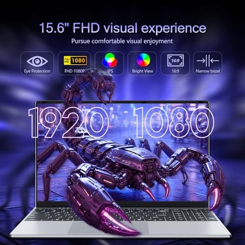 Laptop Computer 2026,15.6 inch Laptop Core i5-7Y54 Processor, Win 11 Pro