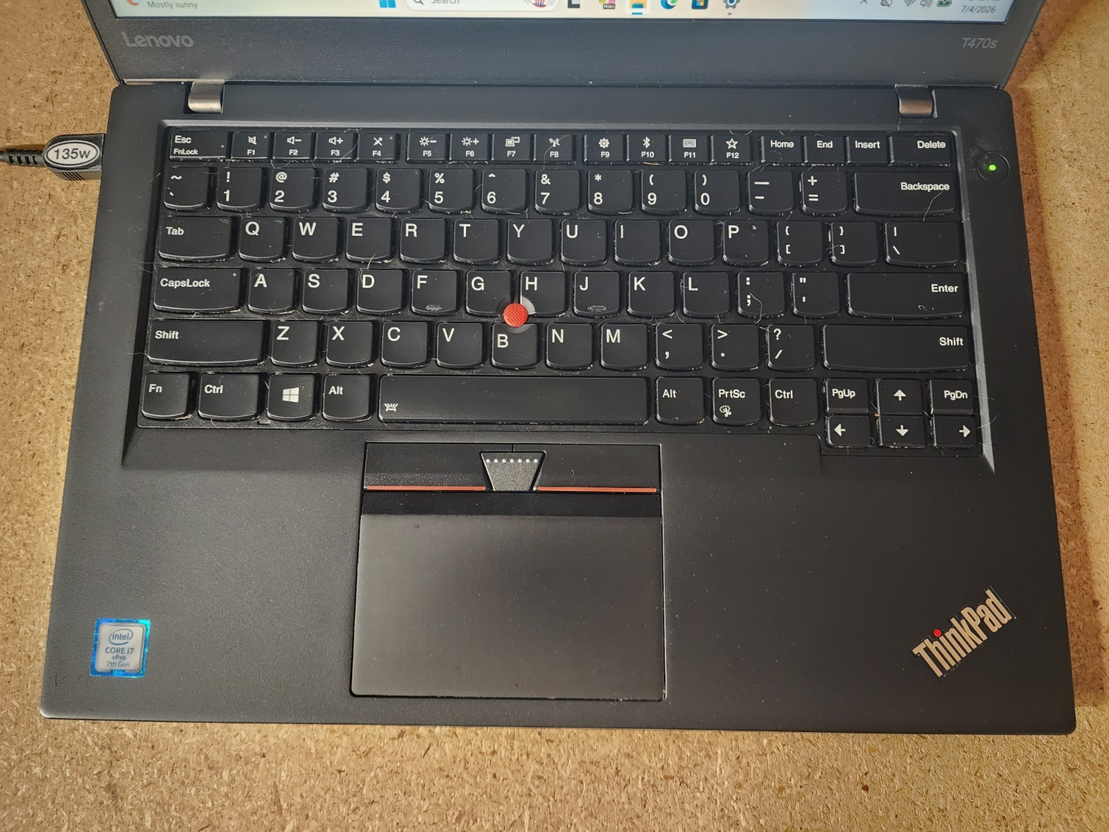 Lenovo ThinkPad T470s i7-7600U 2.8GHz 16GB RAM 256GB SSD Win 11 Pro