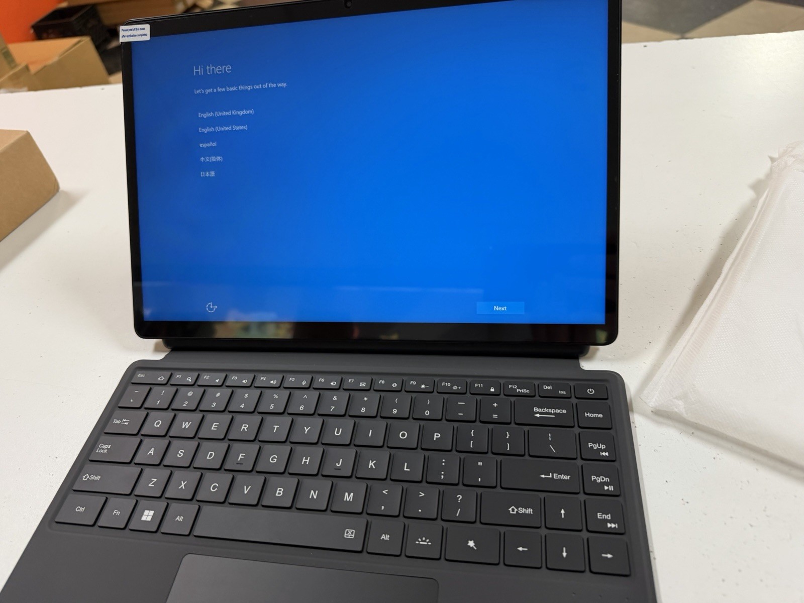 Ami 2-in-1 14″ Touch Intel N100 16GB 512GB SSD Win11 Gray 1920×1200