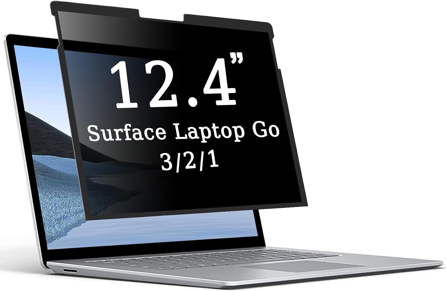 Removable Privacy Screen for Surface Laptop Go 12.4 inch, Reusable Anti-Spy Prot