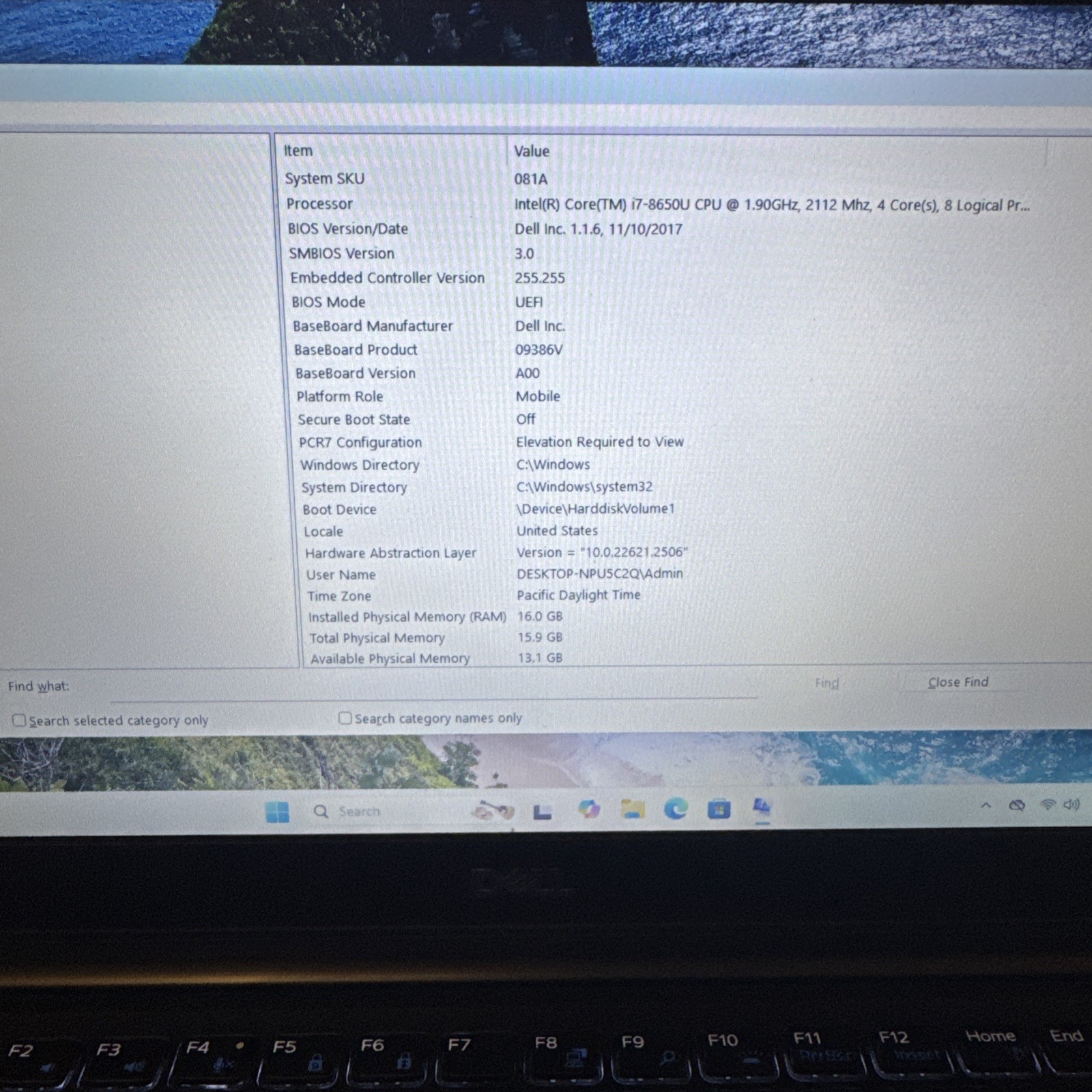 Dell Latitude 7290 i7-8650U 16GB RAM 512GB SSD Windows 11 Pro | Good Condition