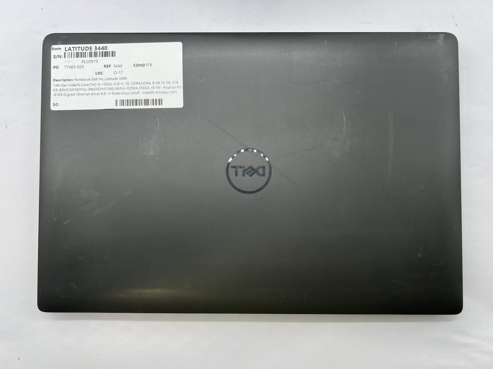 Dell Latitude 3440, Core i5 13th Gen, 4.5GHz, 24GB RAM, 256GB NVMe-No OS/Charger