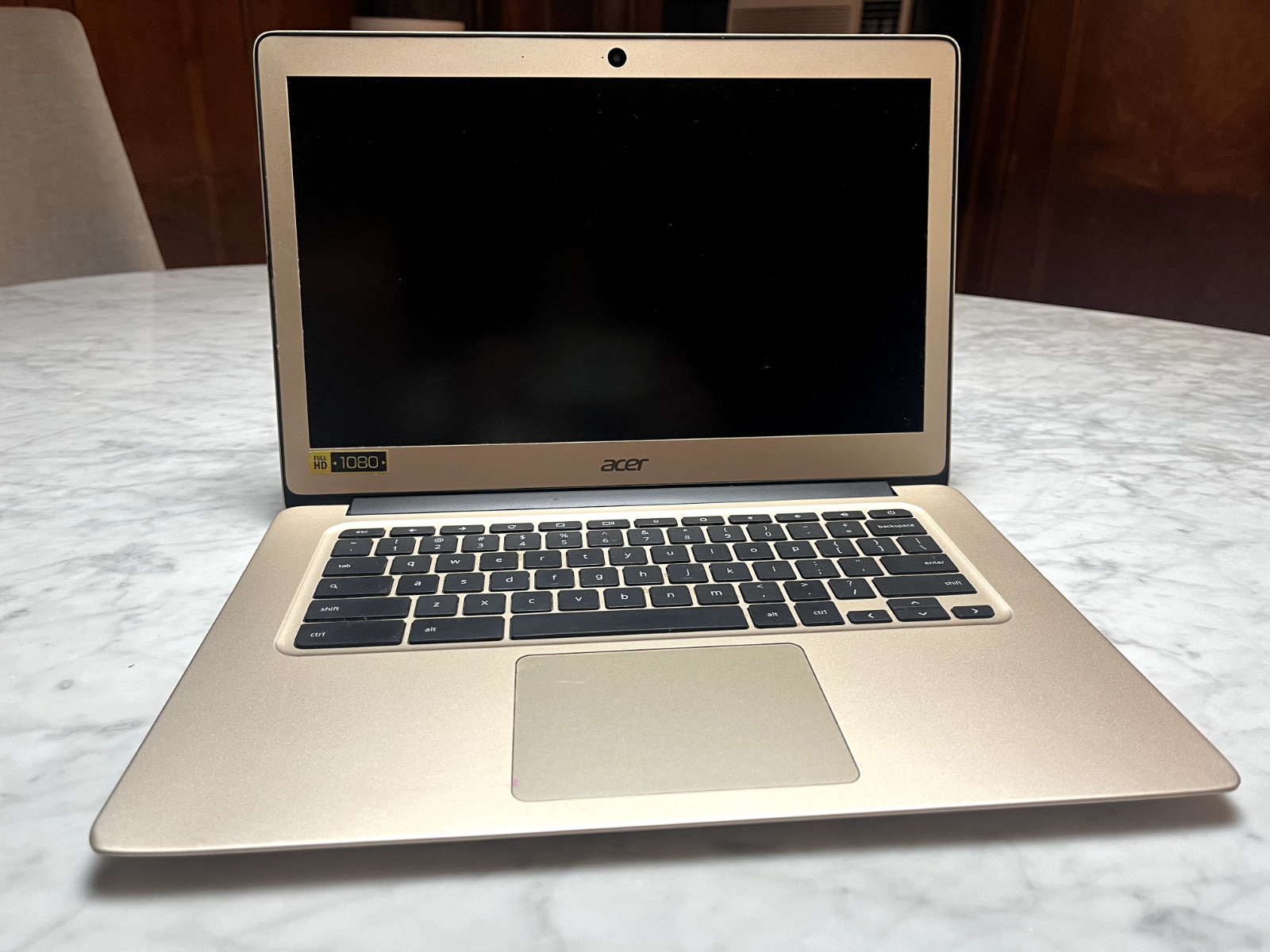 Acer Chromebook 14, Aluminum, 14-inch Full HD, Intel Celeron N3160, 4GB LPDDR3,