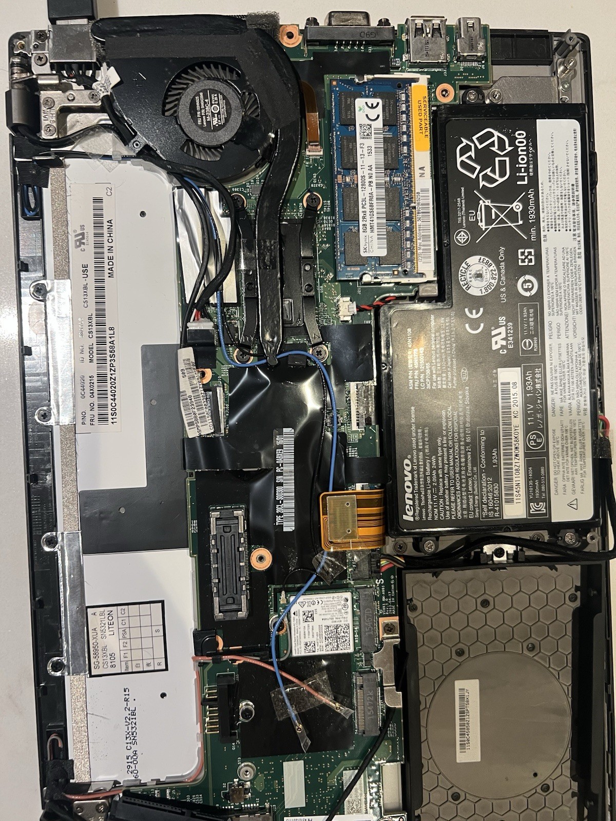 Lenovo Thinkpad X250 12.5″ 8 Gig Ram Intel i5-5200U – PARTS Read