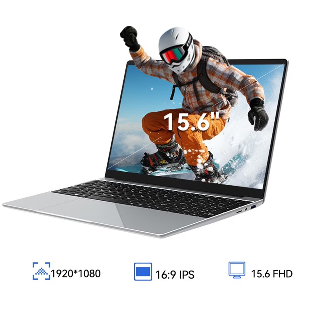 Dual Screen15.6+7″Touchscreen Laptop Intel N150 16GB DDR4 RGB Face ID Windows 11