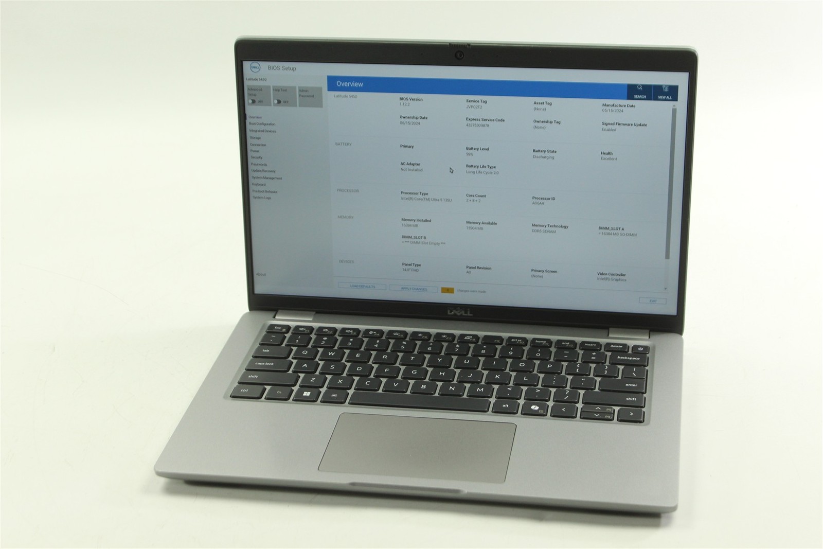 Dell Latitude 5450 14″ FHD Core Ultra 5 135U 1.6GHz 512GB SSD 16GB RAM W11P
