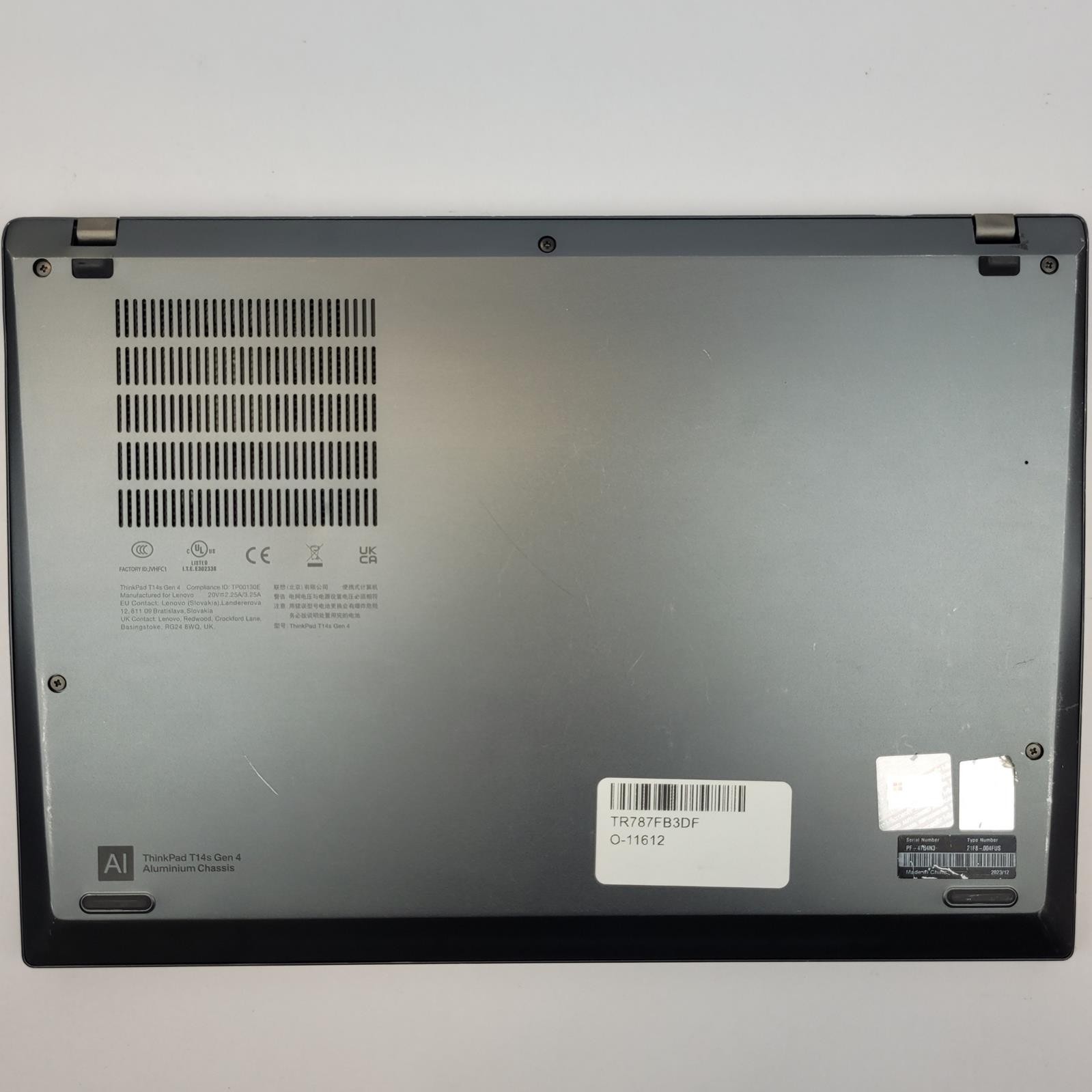 LENOVO ThinkPad T14s G4 Win 11 R5 Pro 7540U 16GB RAM 512GB NVME | Grade B