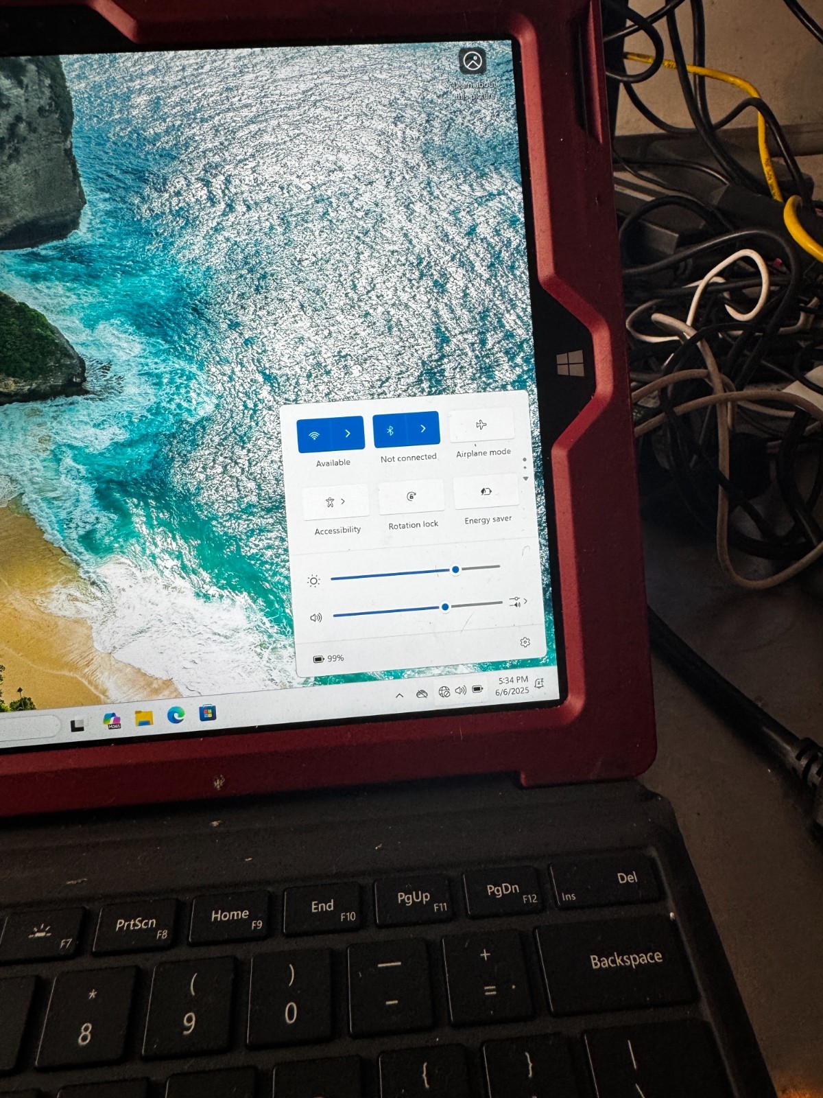 Microsoft Surface Pro 3 Core I5-4300U 4GB RAM 128GB SSD Laptop #6518