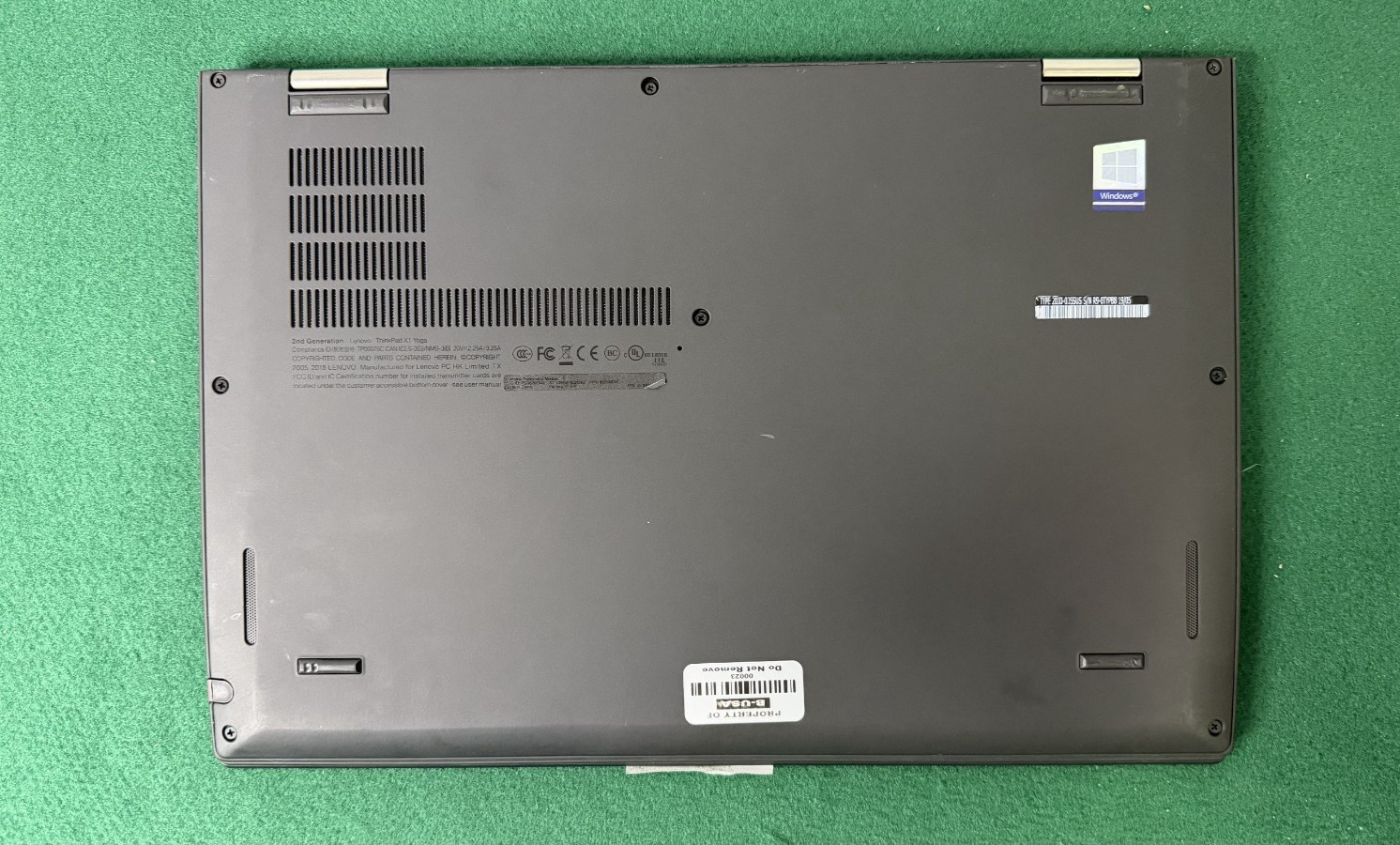 Lenovo ThinkPad X1 YOGA Gen 2 14” Touch i7-7600U 8GB RAM 256GB SSD
