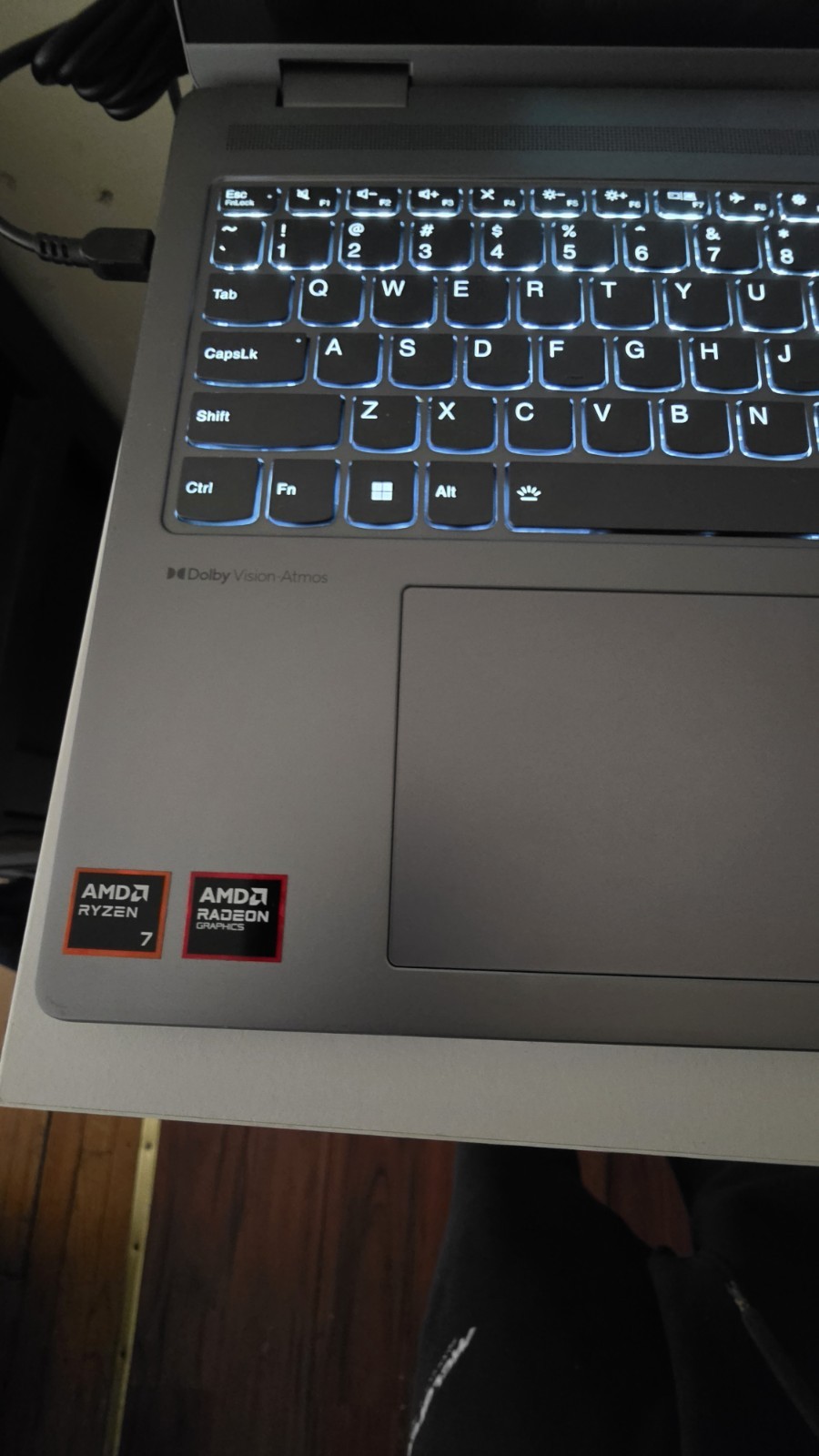 Lenovo Yoga 16in Ryzen 7 16GB RAM Radeon Graphics Win 11 Gray Backlit