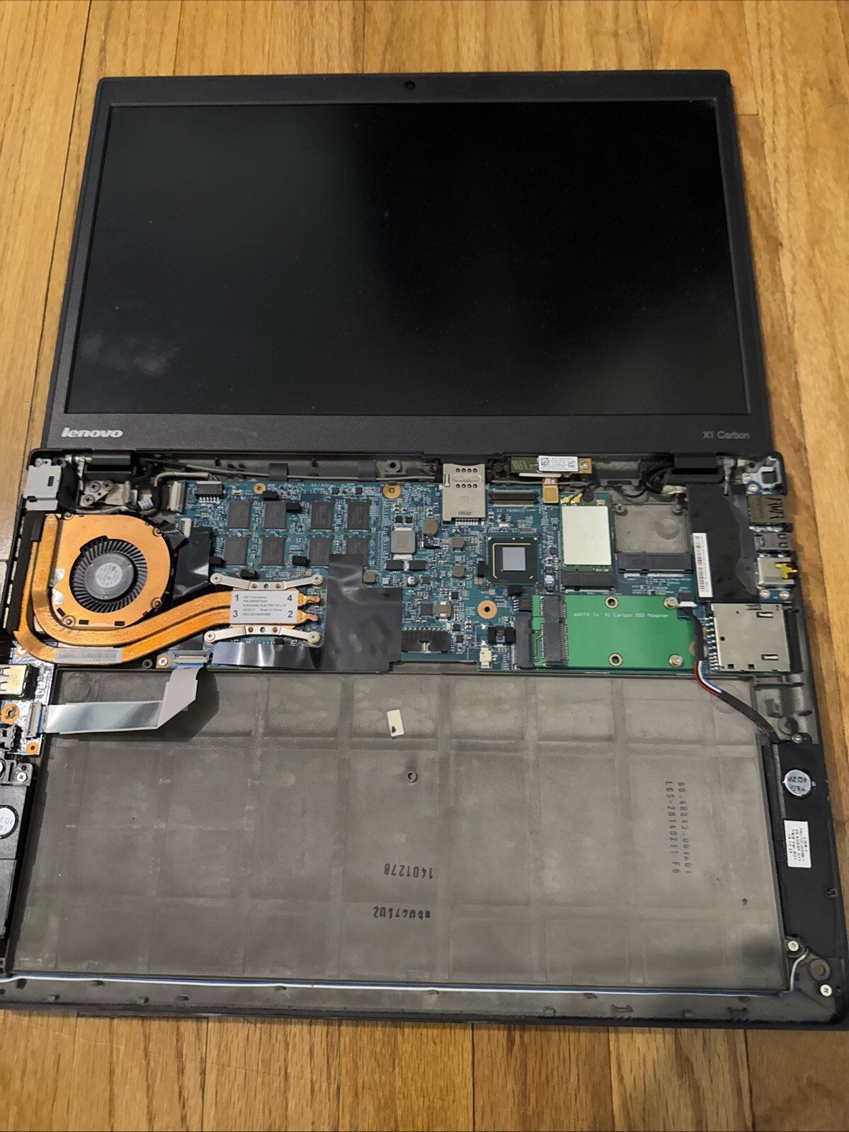 Lenovo Thinkpad x1 carbon unknown RAM 0GB HDD REPAIR or PARTS