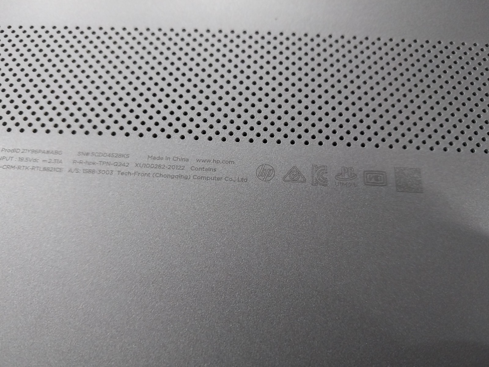HP 14s-fq0027AU AMD 3020e w/ Radeon Graphics WIN 11 HOME 8GB RAM 128GB SSD