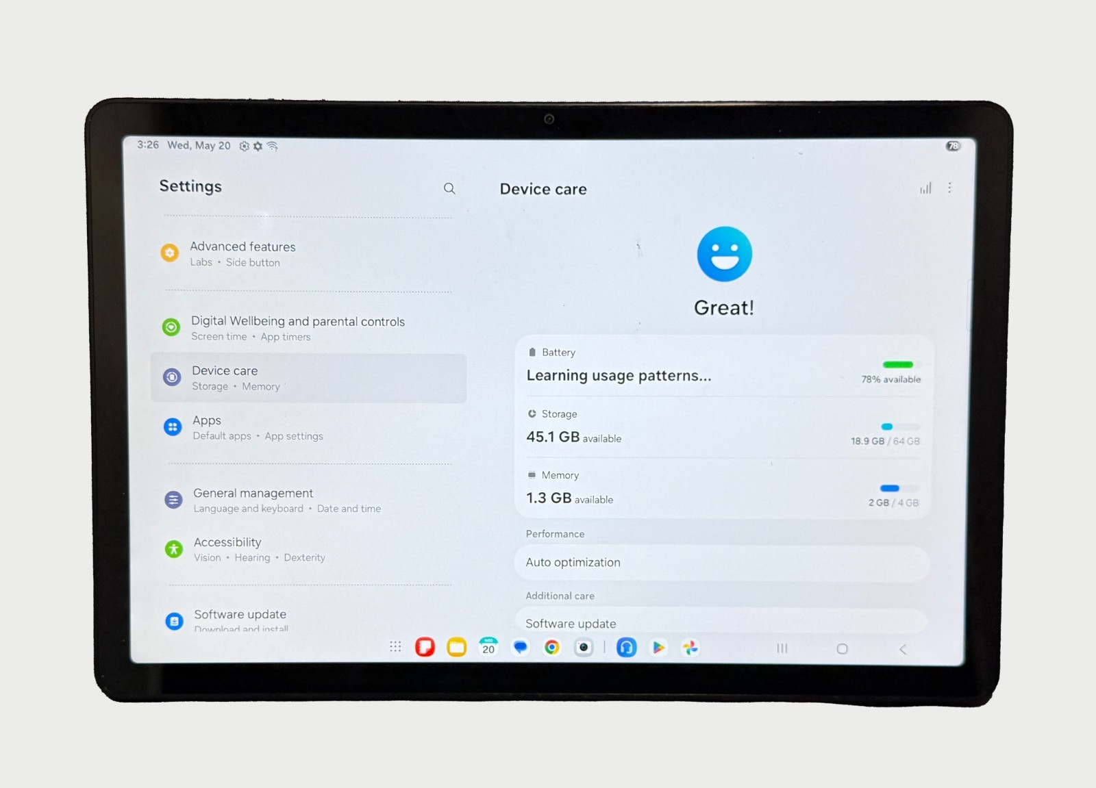 Samsung Galaxy Tab A9+ 11″ 64GB, 4GB RAM, Silver Android 14 (SM-X210)Tablet