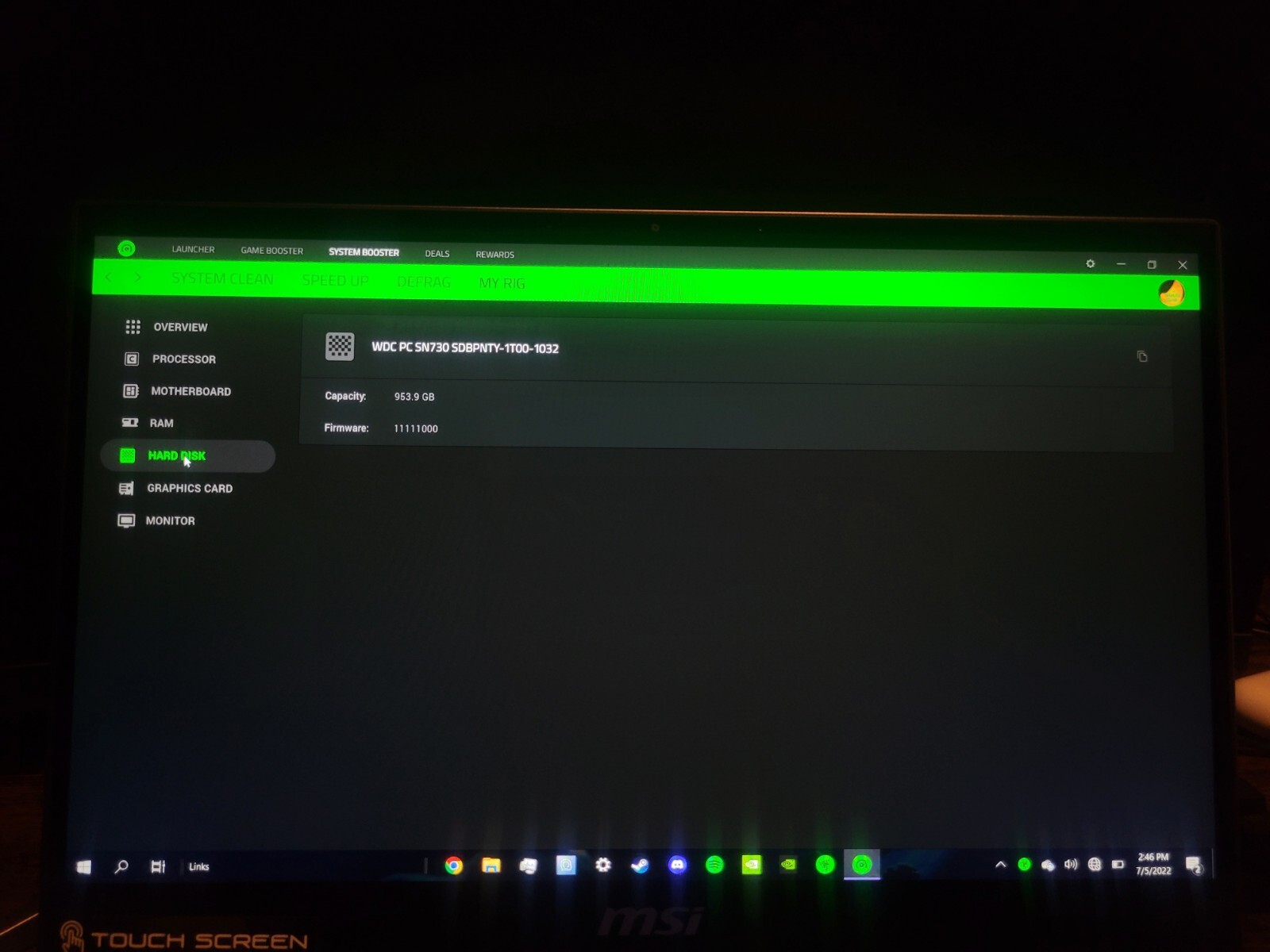MSI Workststion WS-66 10TMT Perfect Photo, Video, and Audio Editing / Gaming