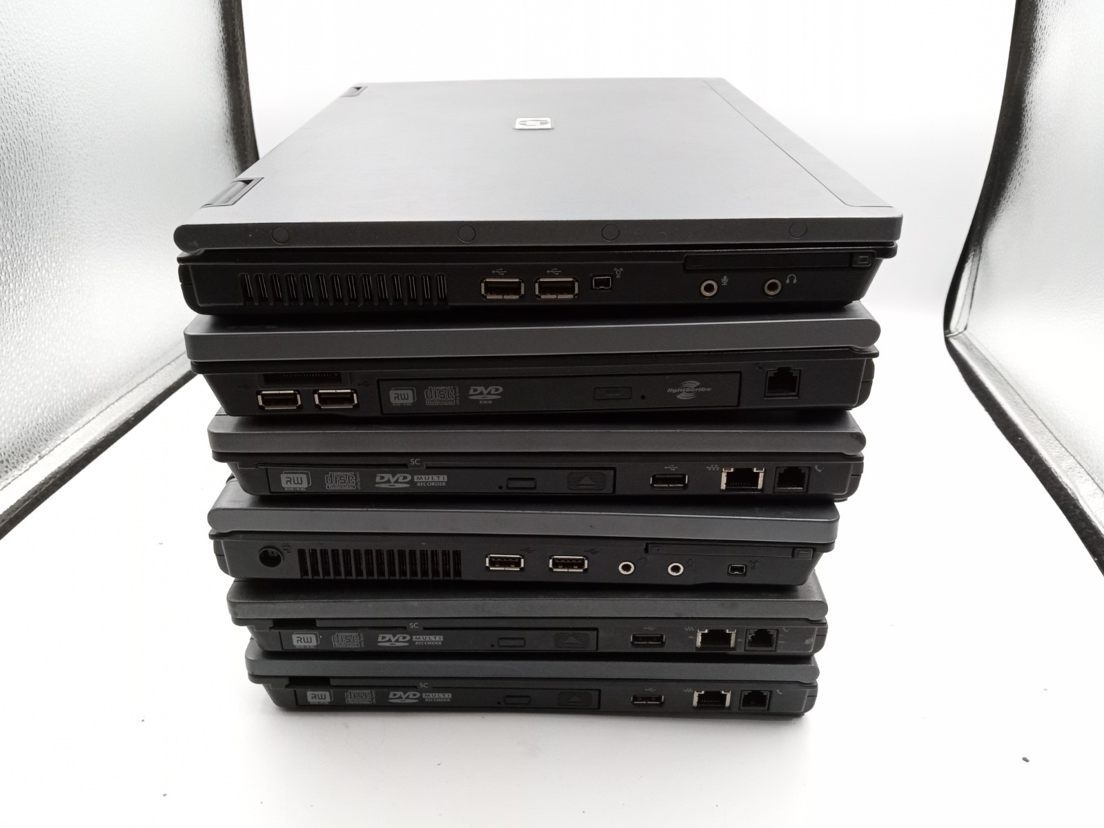 Lot of 6 – HP Compaq 6910p 6515b nc6400 14″ Laptops – PARTS / REPAIR -RR