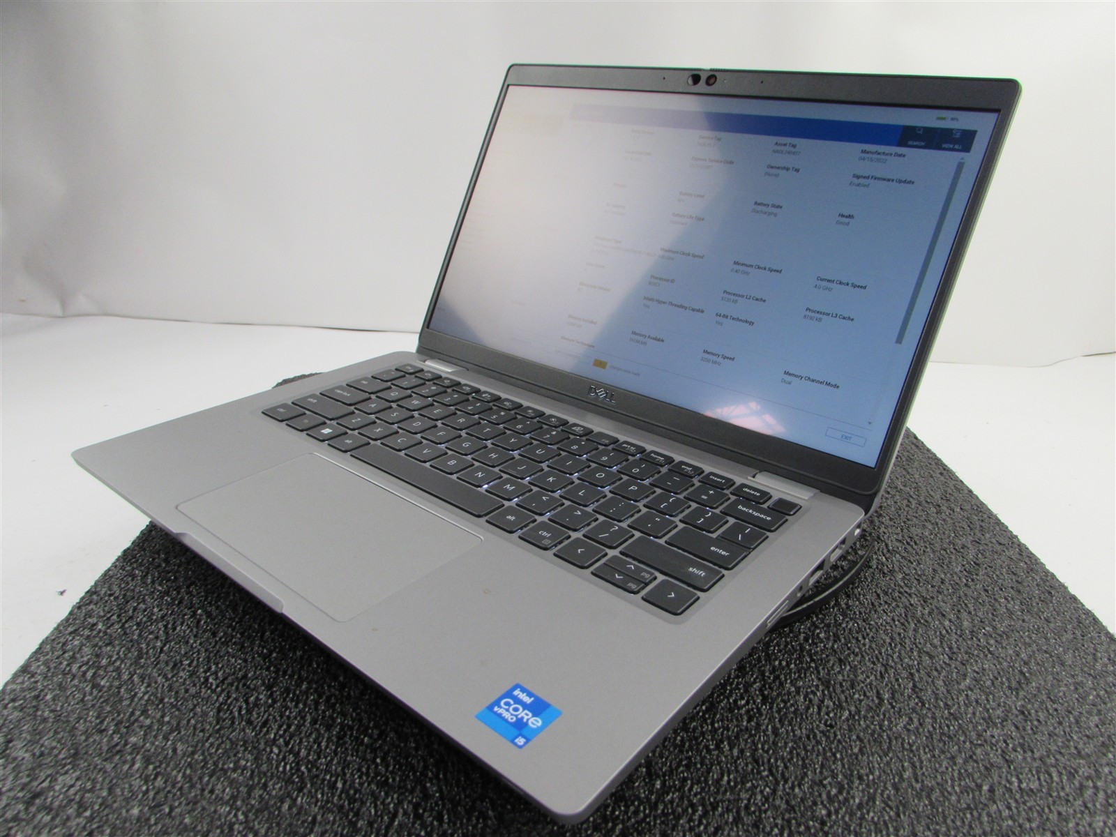 DELL LATITUDE 5320 (LAPTOP) TOUCHSCREEN I5-1145G7 512GB SSD 16GB RAM NO O.S