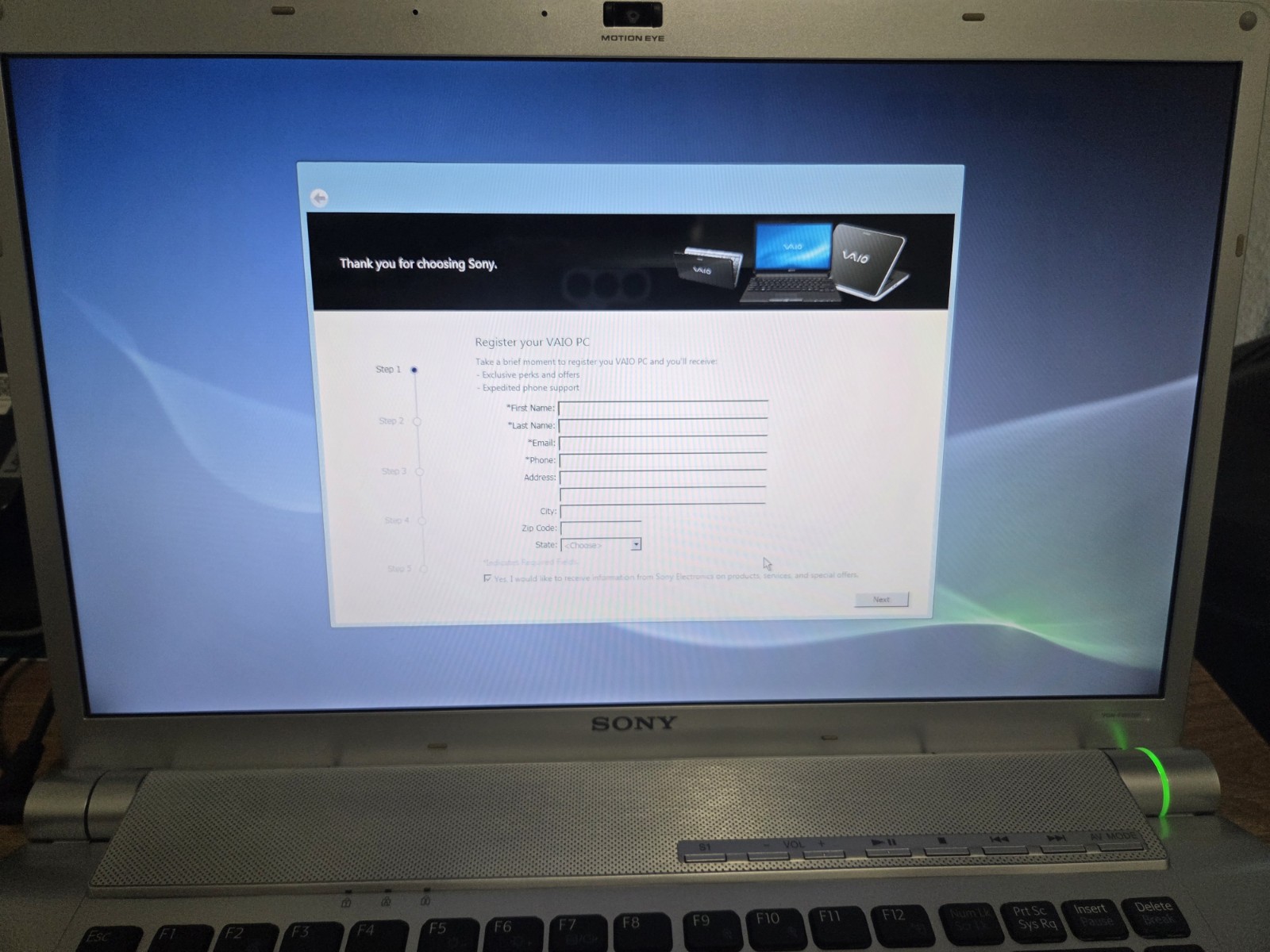 Sony VAIO VGN-FW510F 16.4″ Display Intel Core 2 Duo Radeon 4650 Gpu Factory