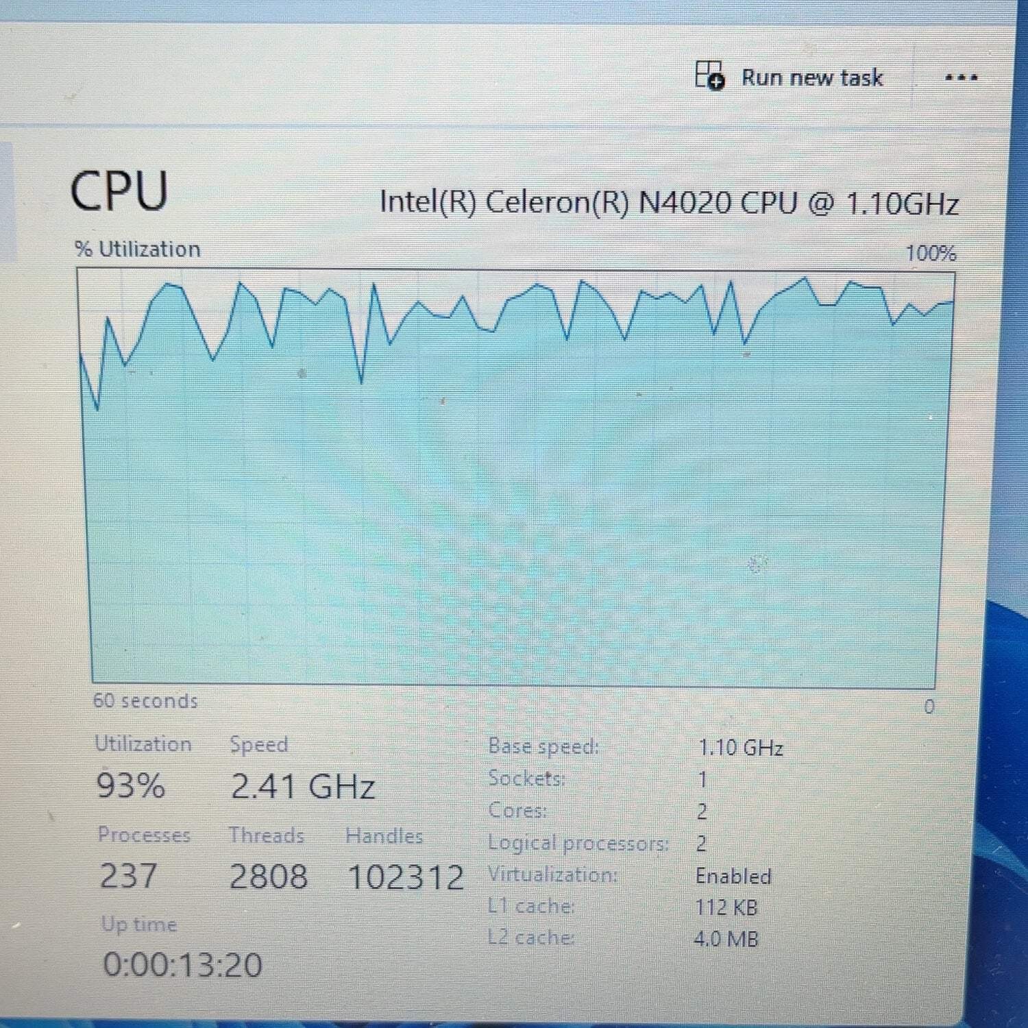 Lenovo IdeaPad 1i 14IGL7 14″ Celeron N4020 1.1GHz 4GB RAM 128GB SSD