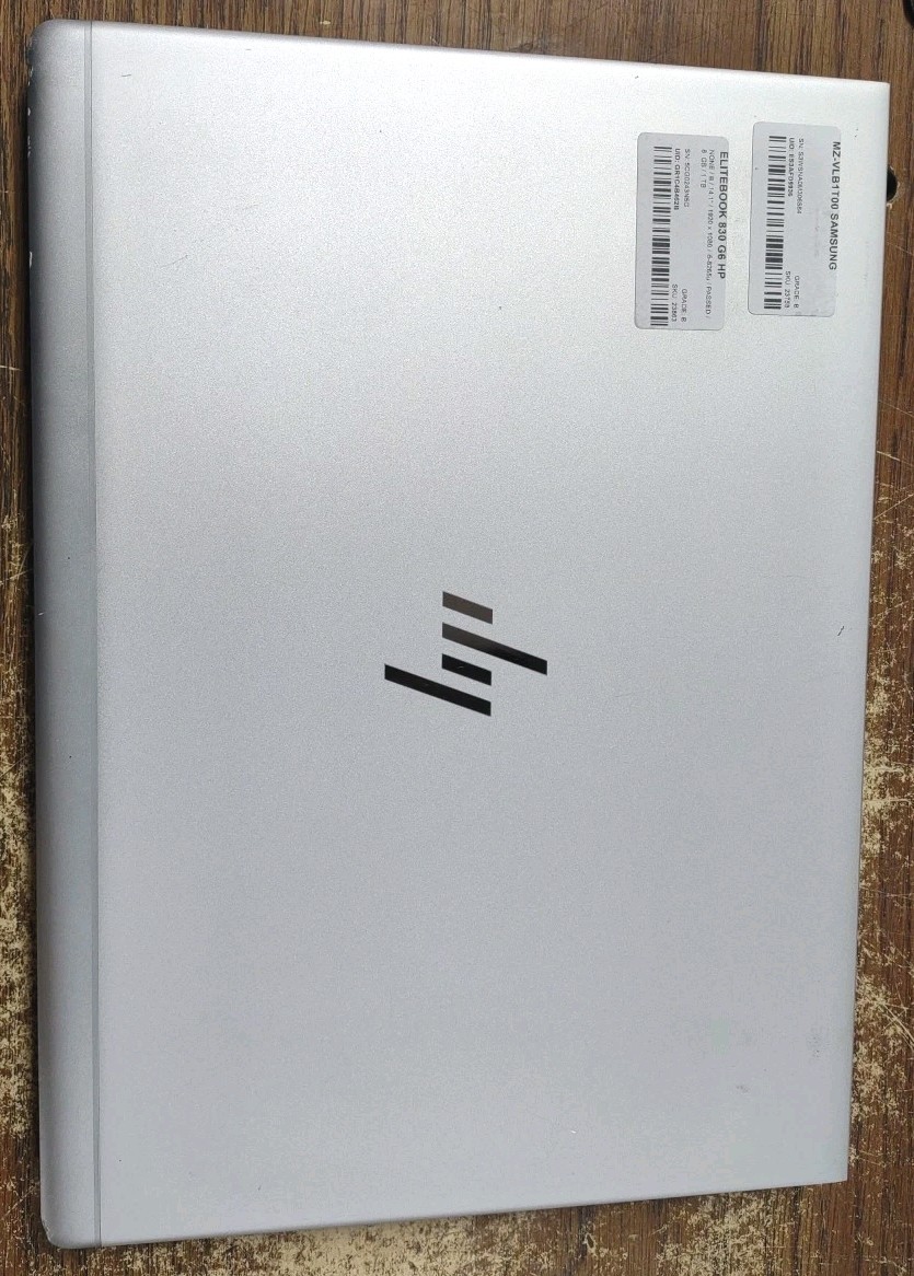 HP EliteBook 830 G6 Laptop W/ i5-8265U, 1TB, 8GB RAM.
