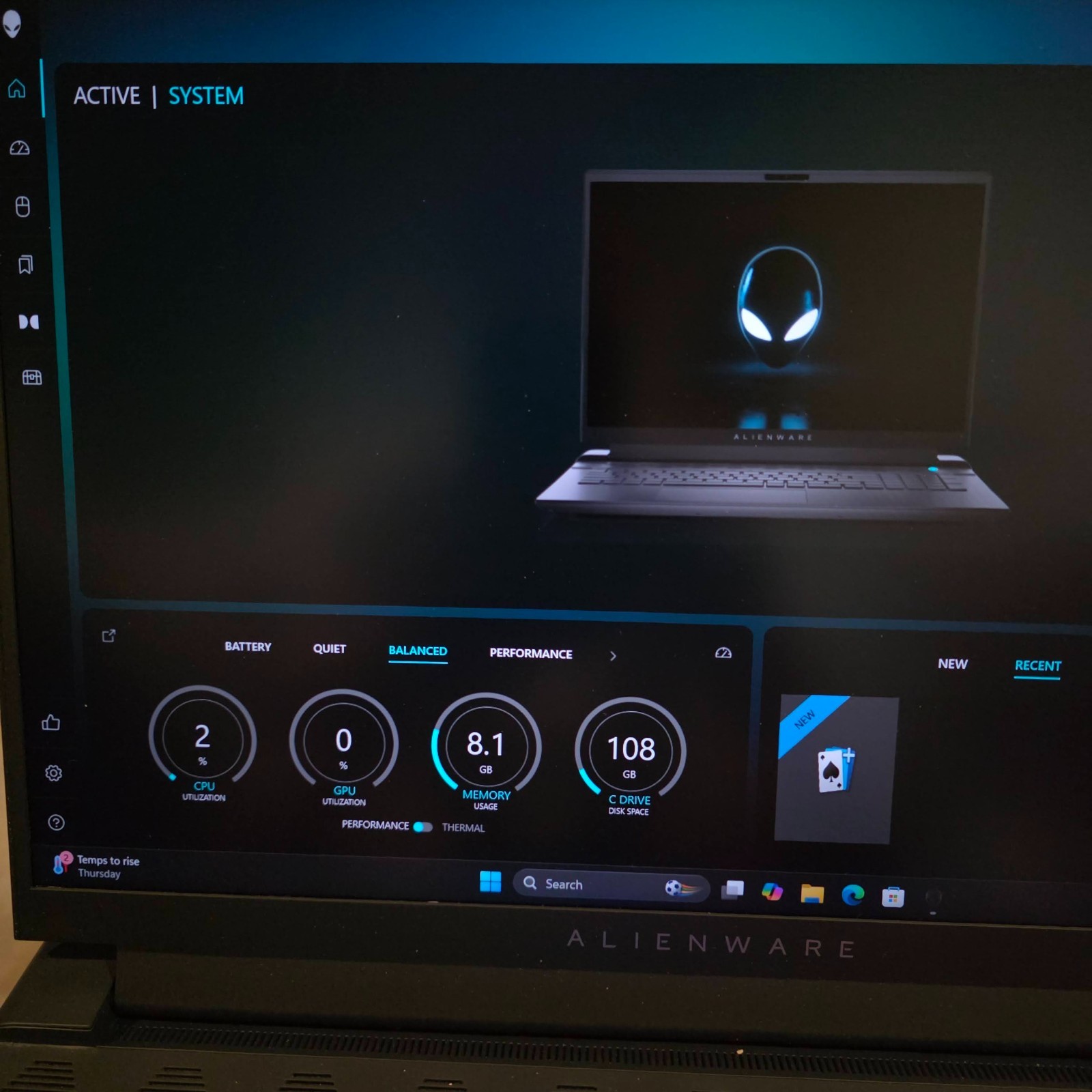 Alienware M18 R1 18″ 480Hz FHD+ RYZEN 9 7945HX 32GB 1TB SSD RX 7900M 16G DDR6