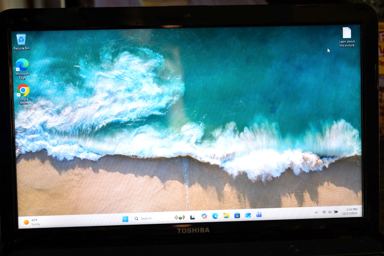Activated 25H2 WIN11 PRO Toshiba S855-S5165 Gen3 i7@2.40GHz,8GBRAM 250GB SSD