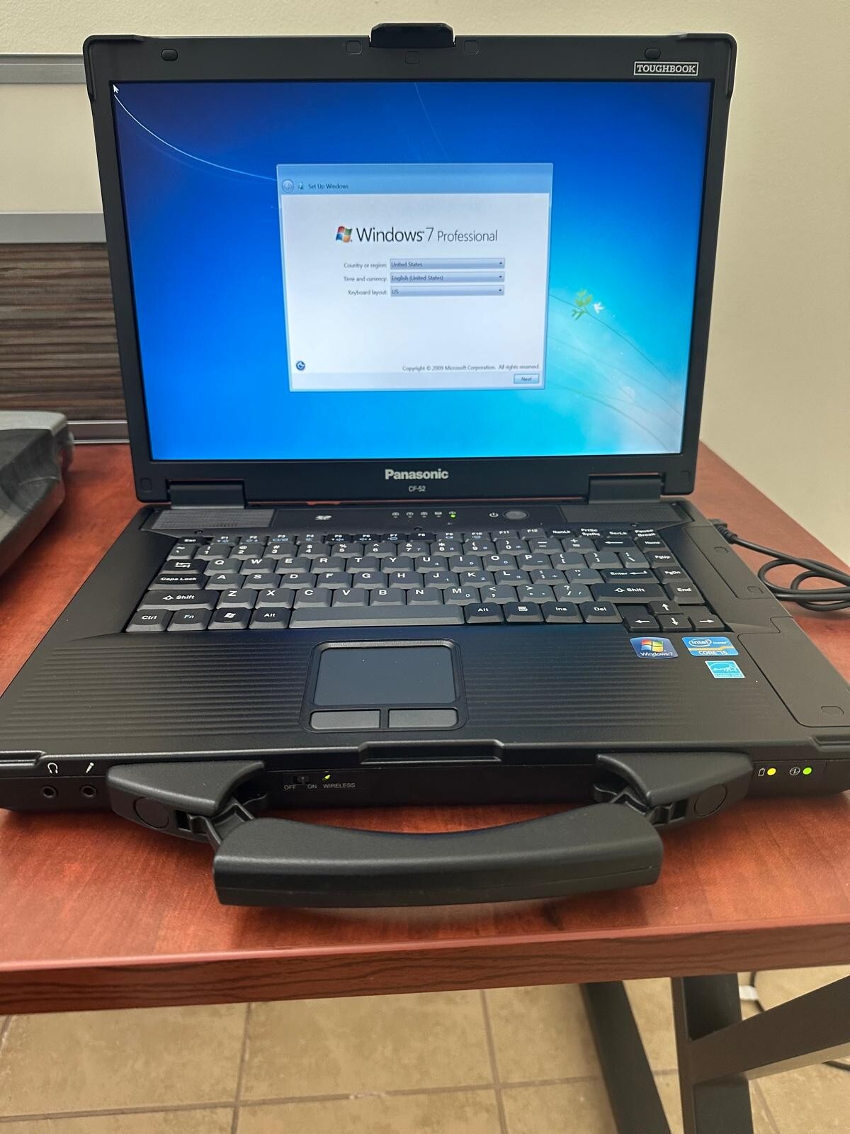 1TB HDD PANASONIC CF-52 TOUGHBOOK 2.4GHZ LAPTOP CF52 RUGGED TOUGH BOOK WIN7 Pro