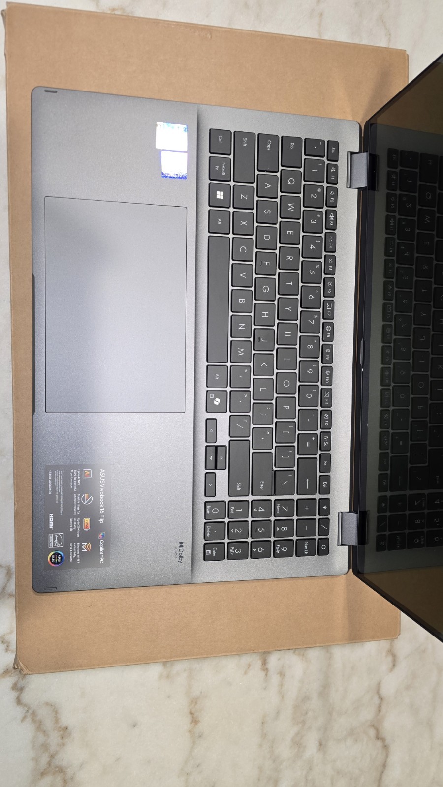 Asus Vivobook 16 Flip TP3607SA-DS74T, 16″ Touchscreen Convertible, Intel Core 7