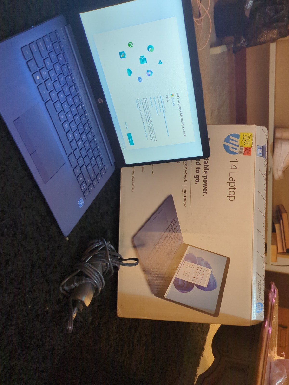 HP Stream 14-cb116ds 14 inch (64GB, Intel Celeron N, 1.10GHz, 4GB)…