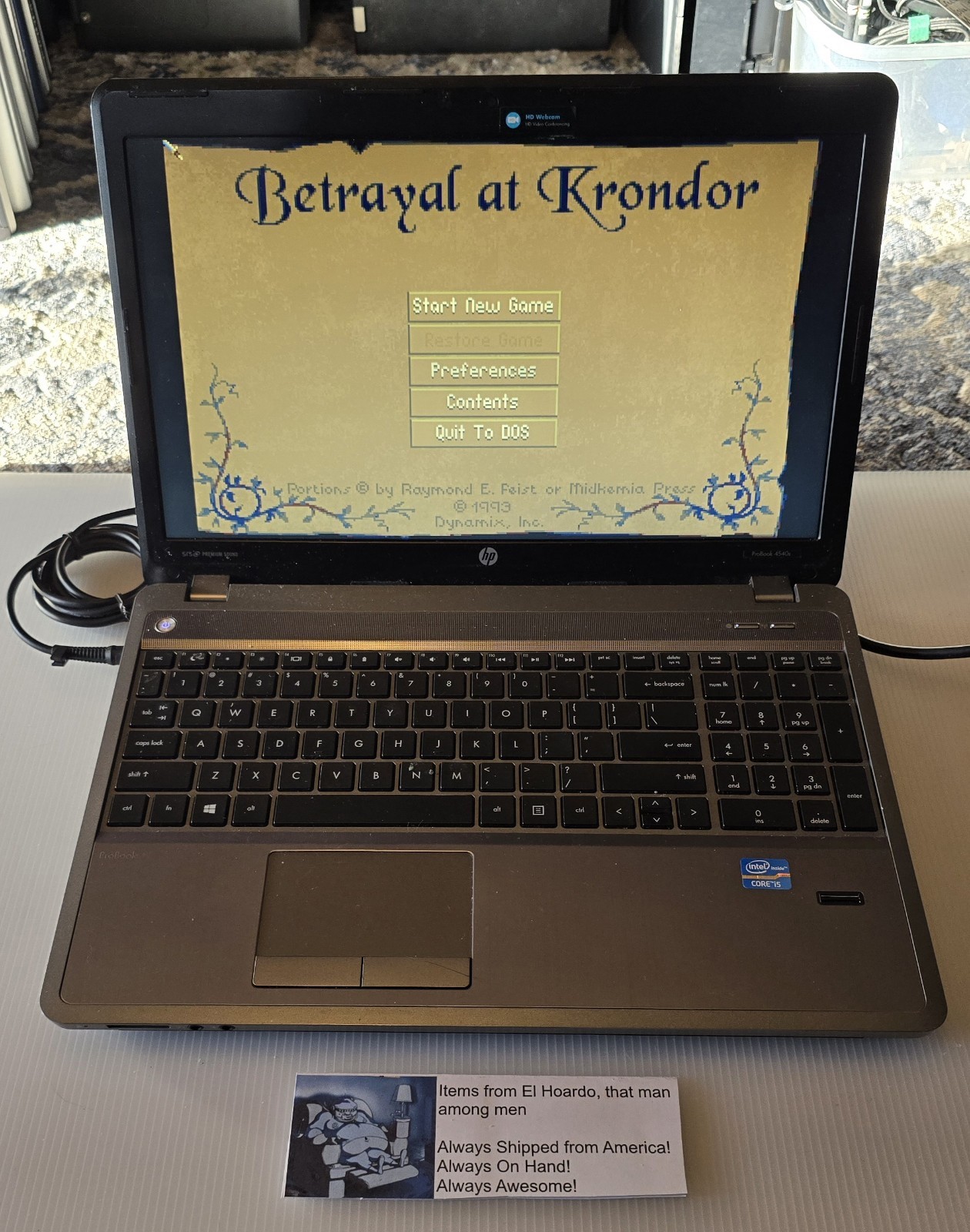 HP Probook 4540s Laptop i5-3210M 2.50Ghz 16GB RAM 500GB HDD WIN 10 PRO
