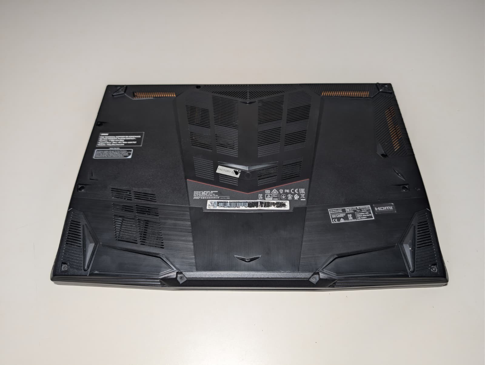 15″ MSI GF65 Thin | i7 10th Gen 32GB RAM 1TB SSD | FHD@144Hz RTX 3060 Backlit