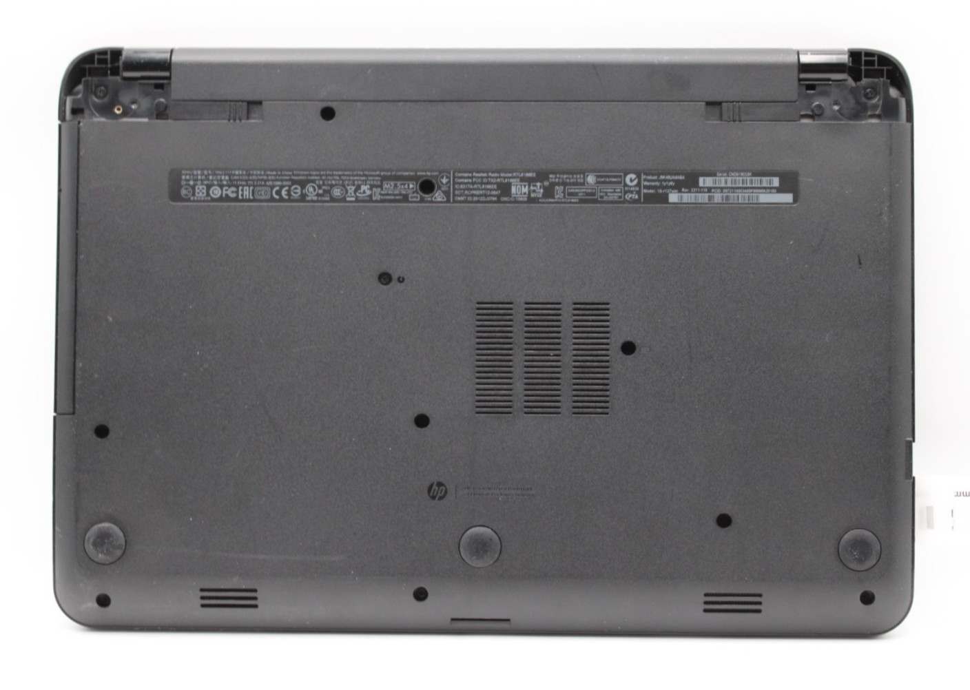 HP 15-r137wm i3-4005U@1.7GHz 4GB DDR3 NO STORAGE OR OS *PARTS/REPAIR*