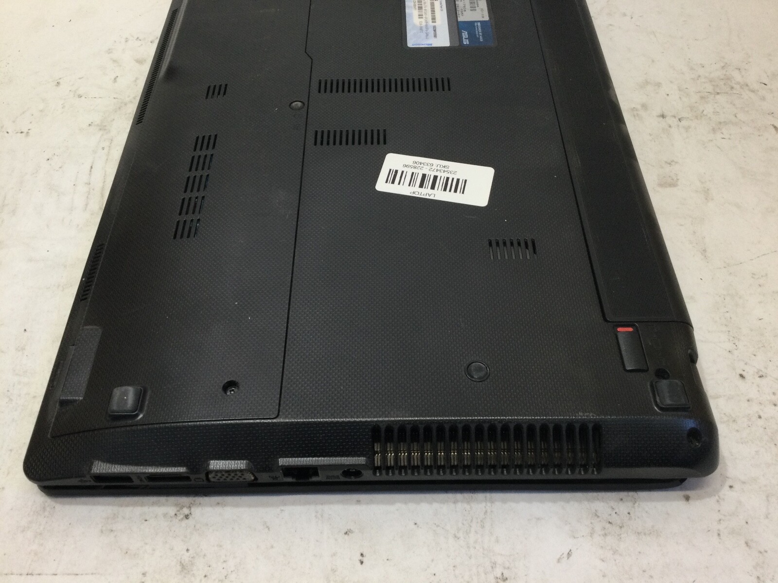 ASUS K53E – BOOTS TO BIOS – INTEL CORE I5 2450M – 4GB RAM – READ DESCRIPTION -BB