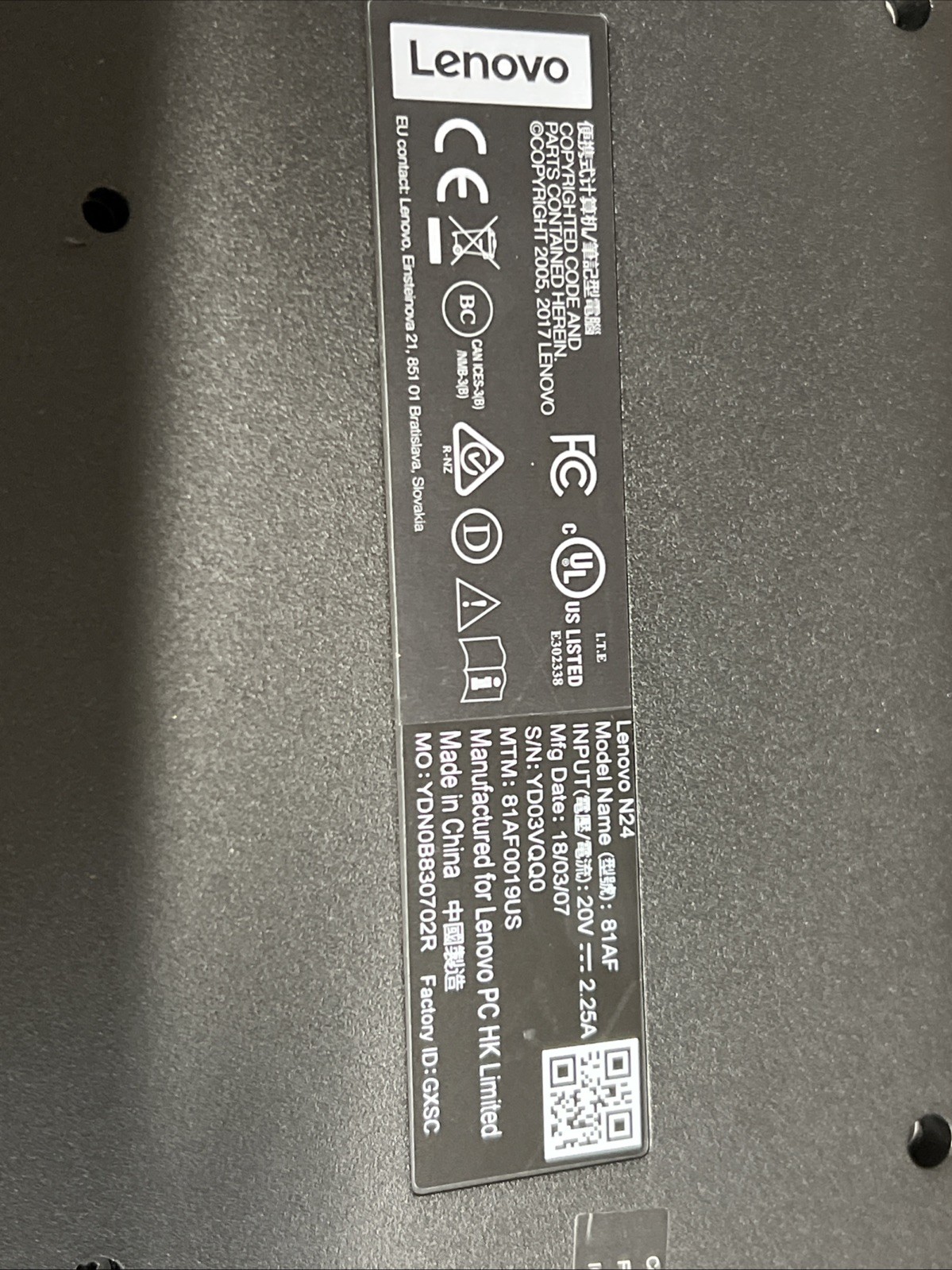 Lot of 13 | Lenovo N24 11.6″ Convertible | Intel N3450 | w/ Power Supplies