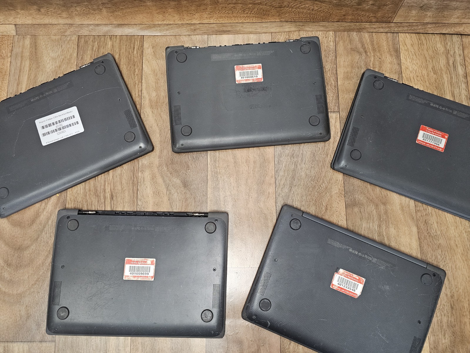Lot of 10 HP Chromebook 11A G8 EE 11.6″ A4-9120C 4GB 32GB Parts Repair Locked