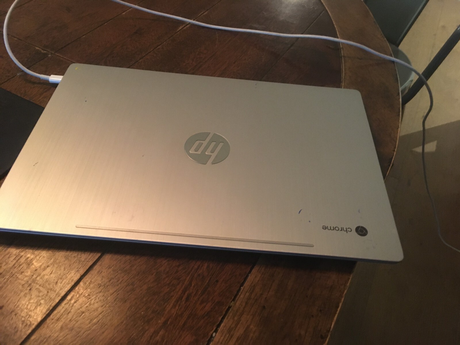 hp chrome book 13 inch. used in good condition color: silver/gray factory Reset