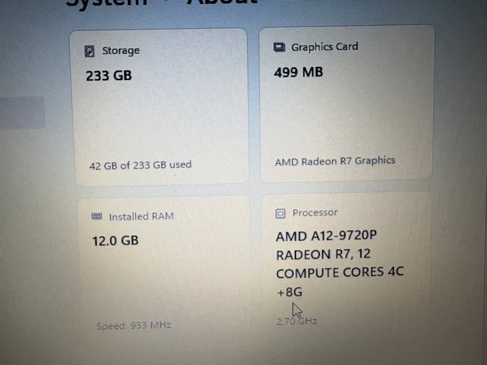 Lenovo Ideapad 320 AMD A12/ 12 gigs Ram/ 256SSD/ DVDRW power cable