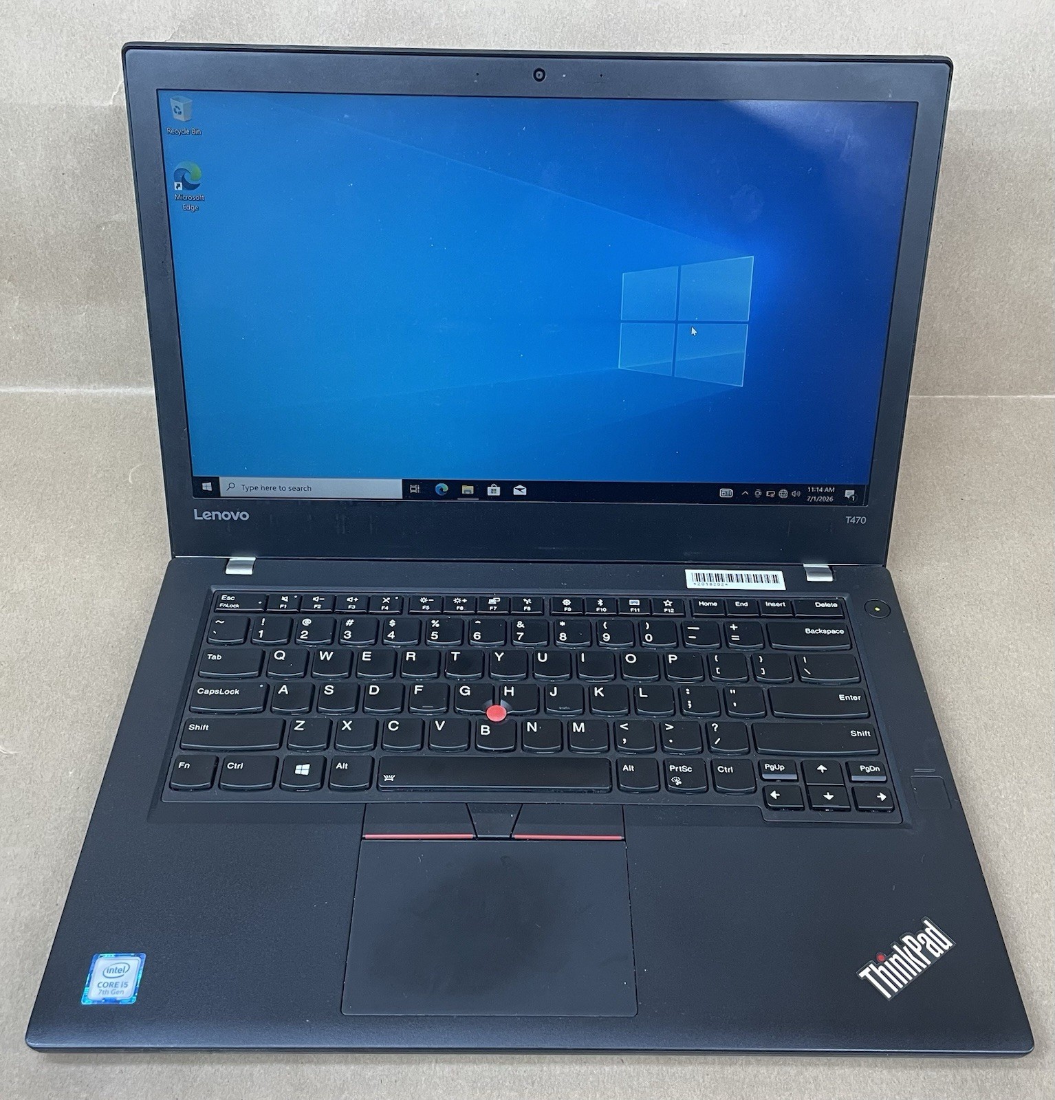 Lenovo ThinkPad T470s 14″ Intel Core i5-7200U@2.50GHz 8GB RAM 256GB SSD WIN 10P